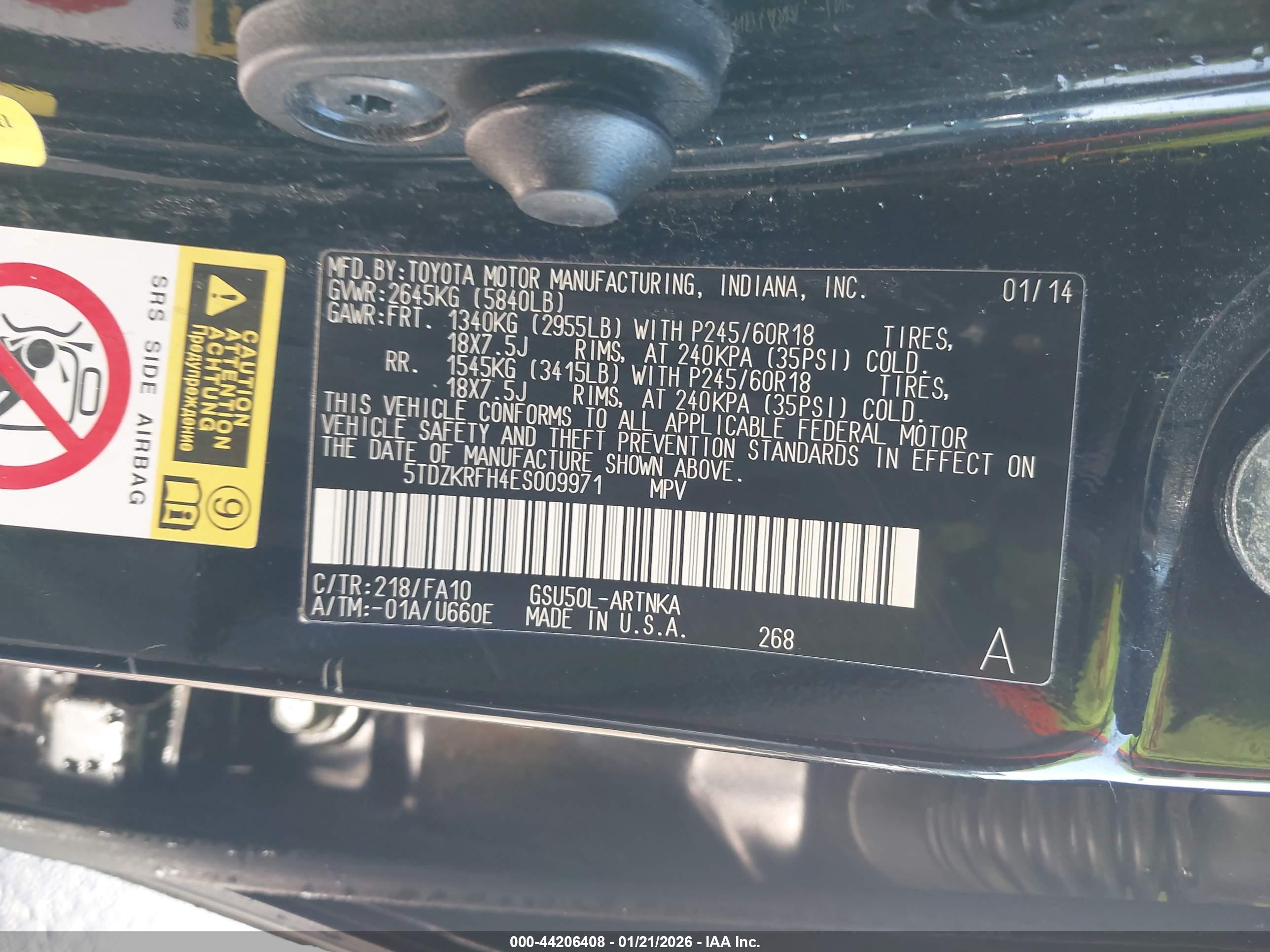 TOYOTA HIGHLANDER image 9
