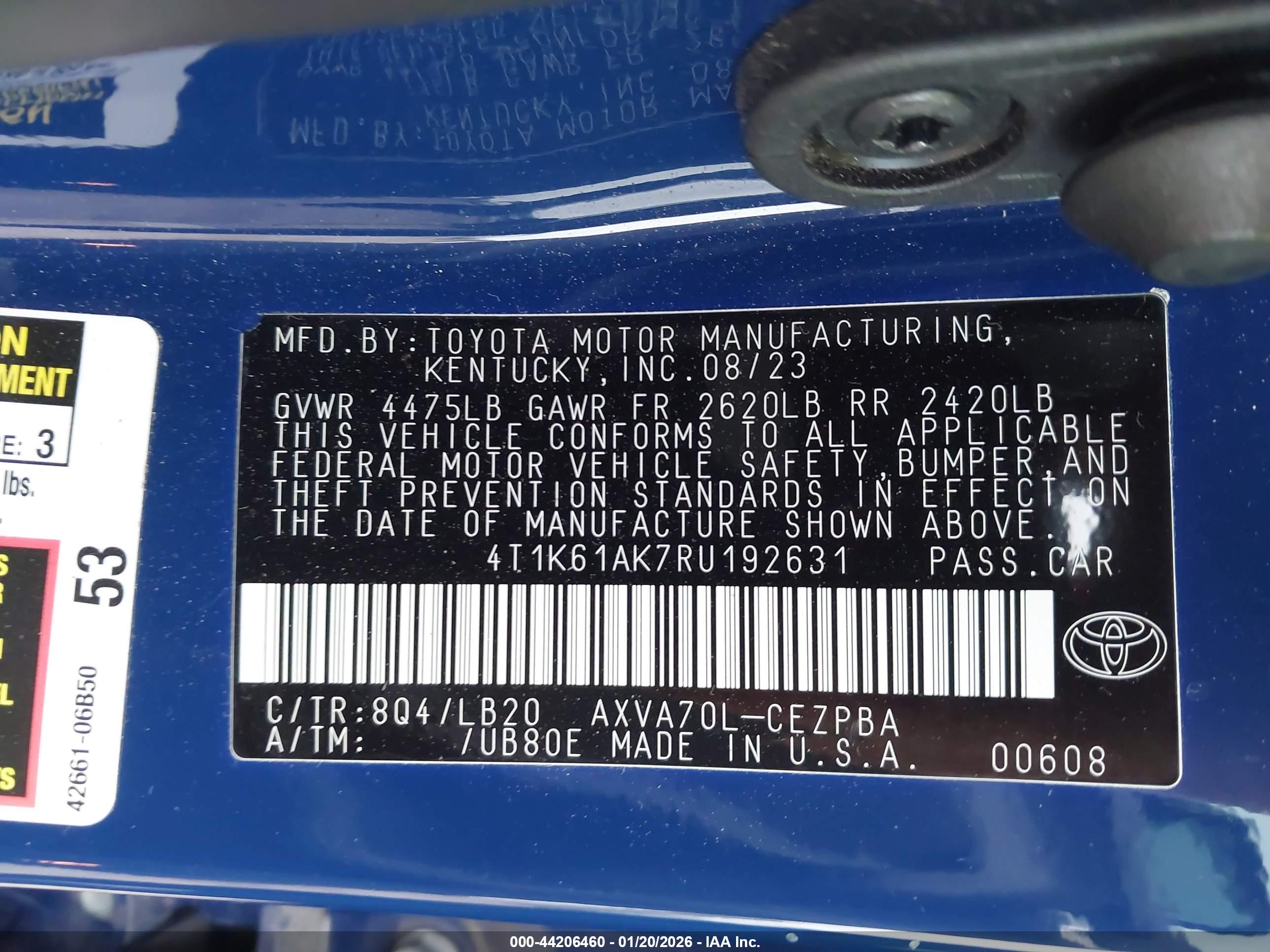 TOYOTA CAMRY image 9