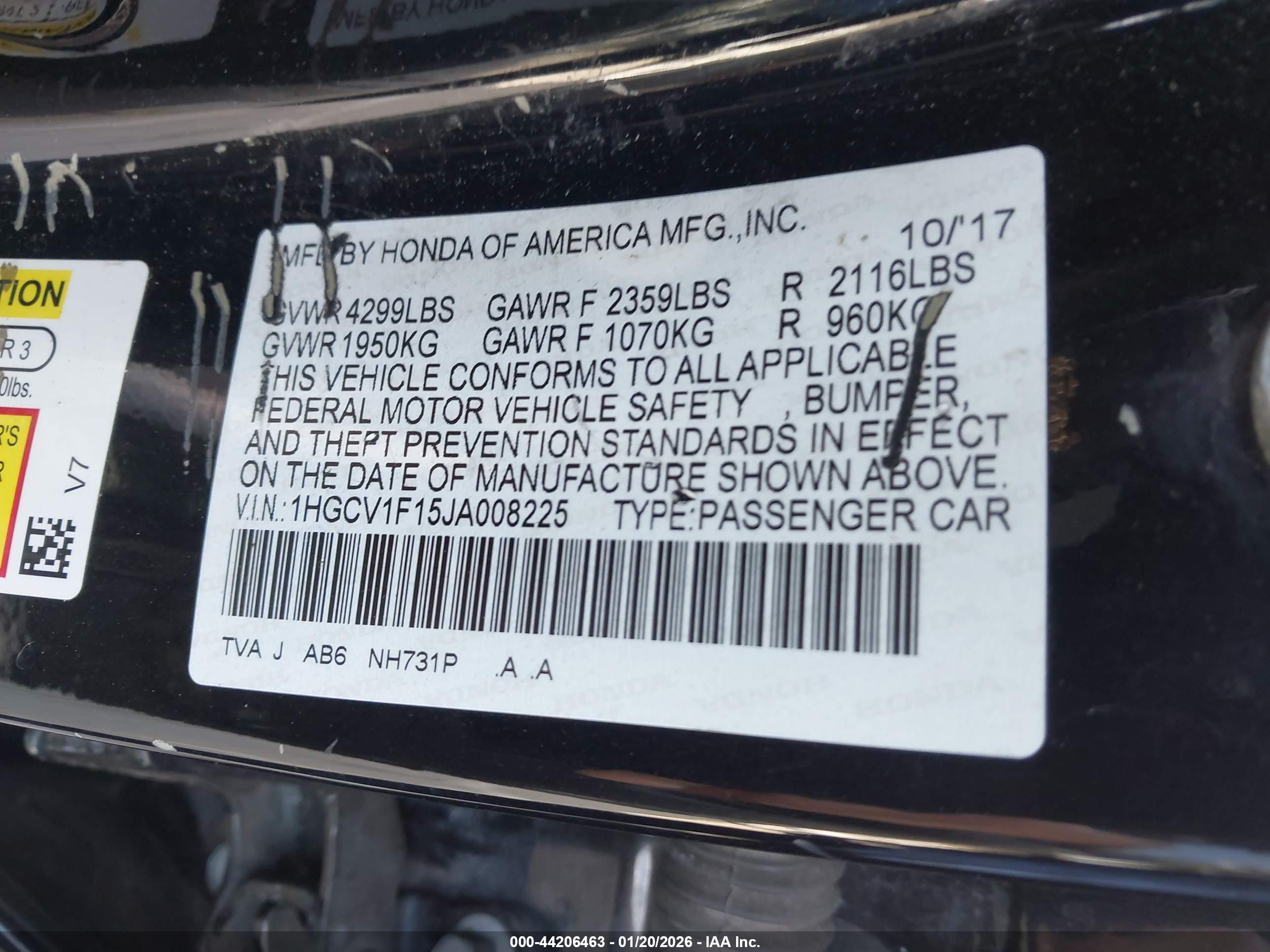 HONDA ACCORD image 9