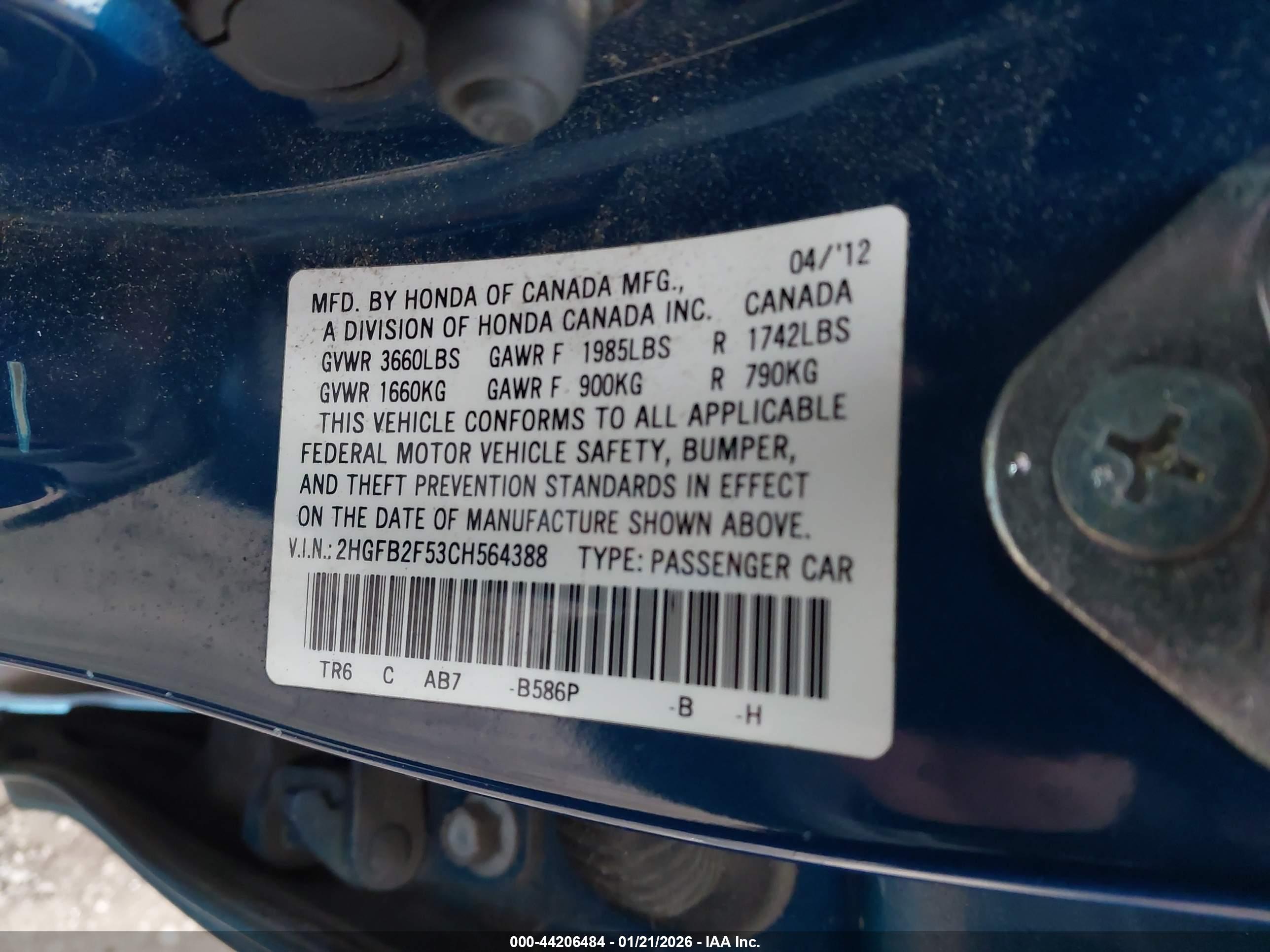 HONDA CIVIC image 9