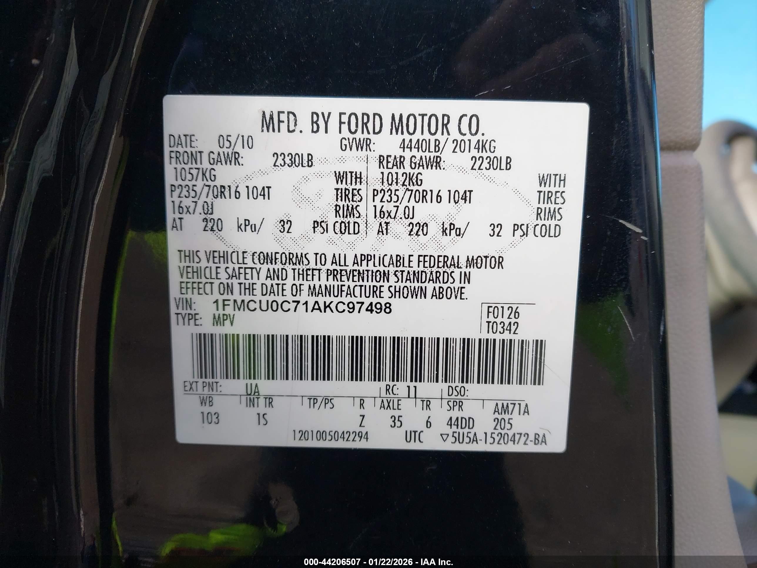 FORD ESCAPE image 9