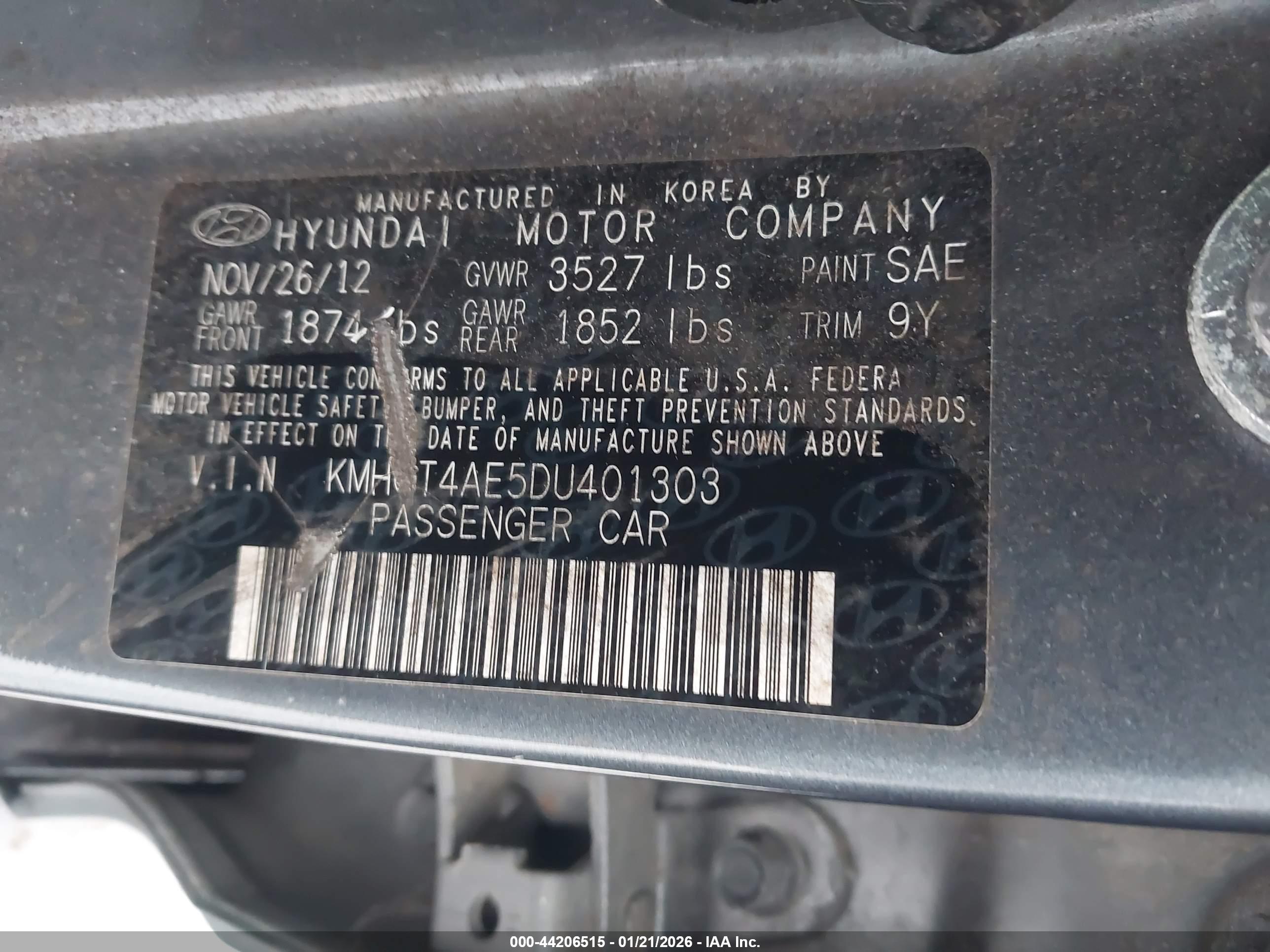 HYUNDAI ACCENT image 9