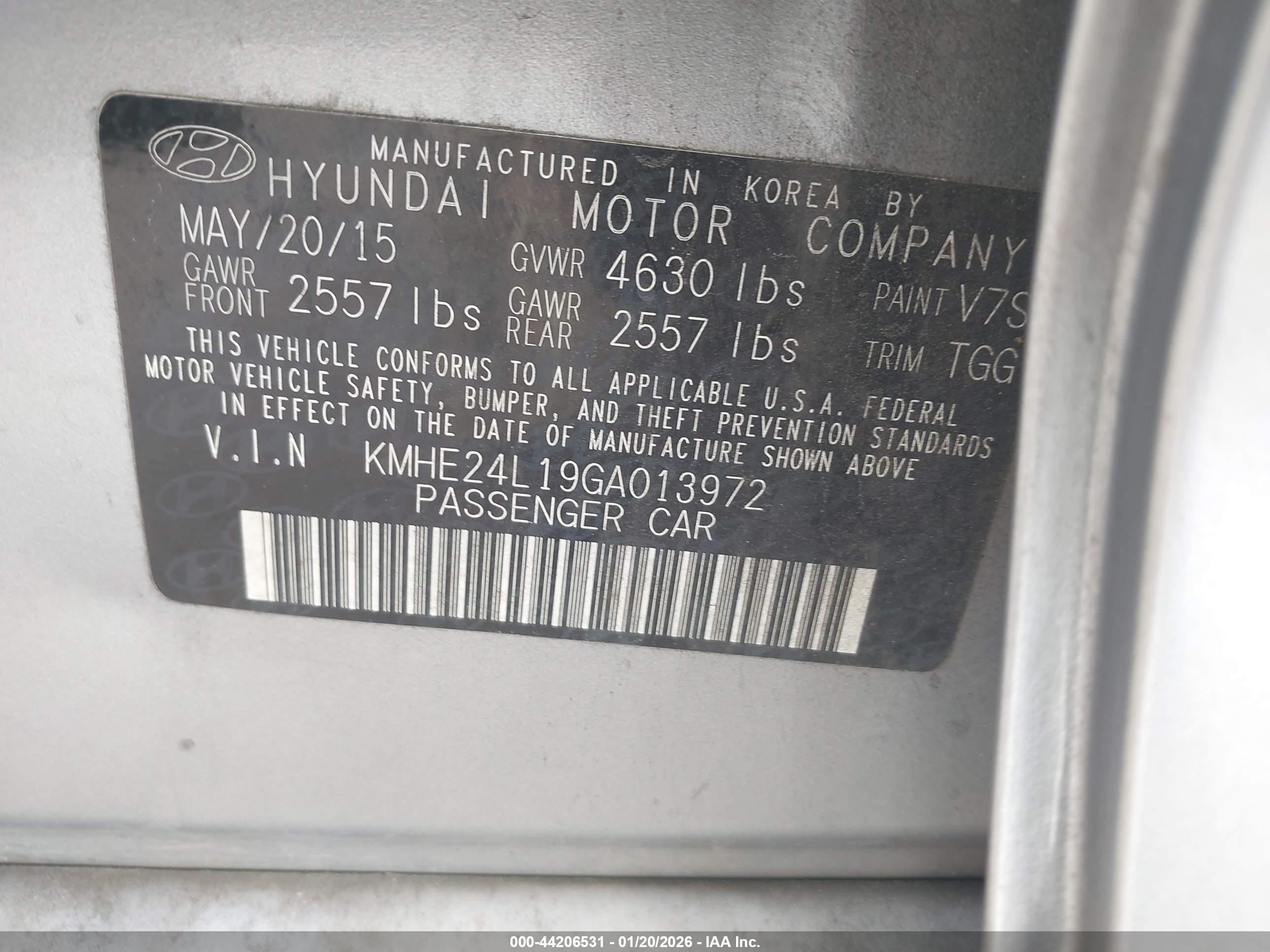 HYUNDAI SONATA image 9