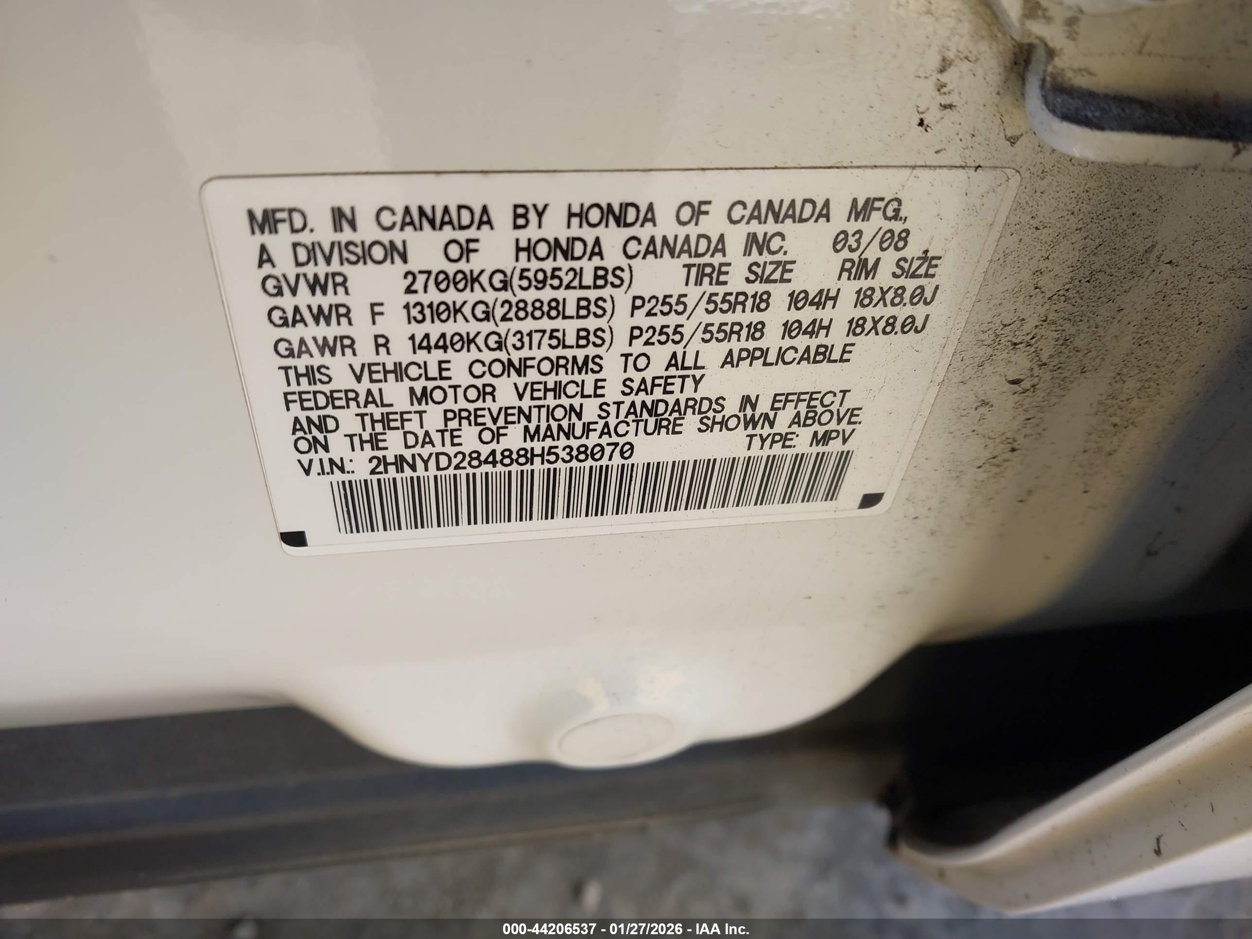 ACURA MDX image 9