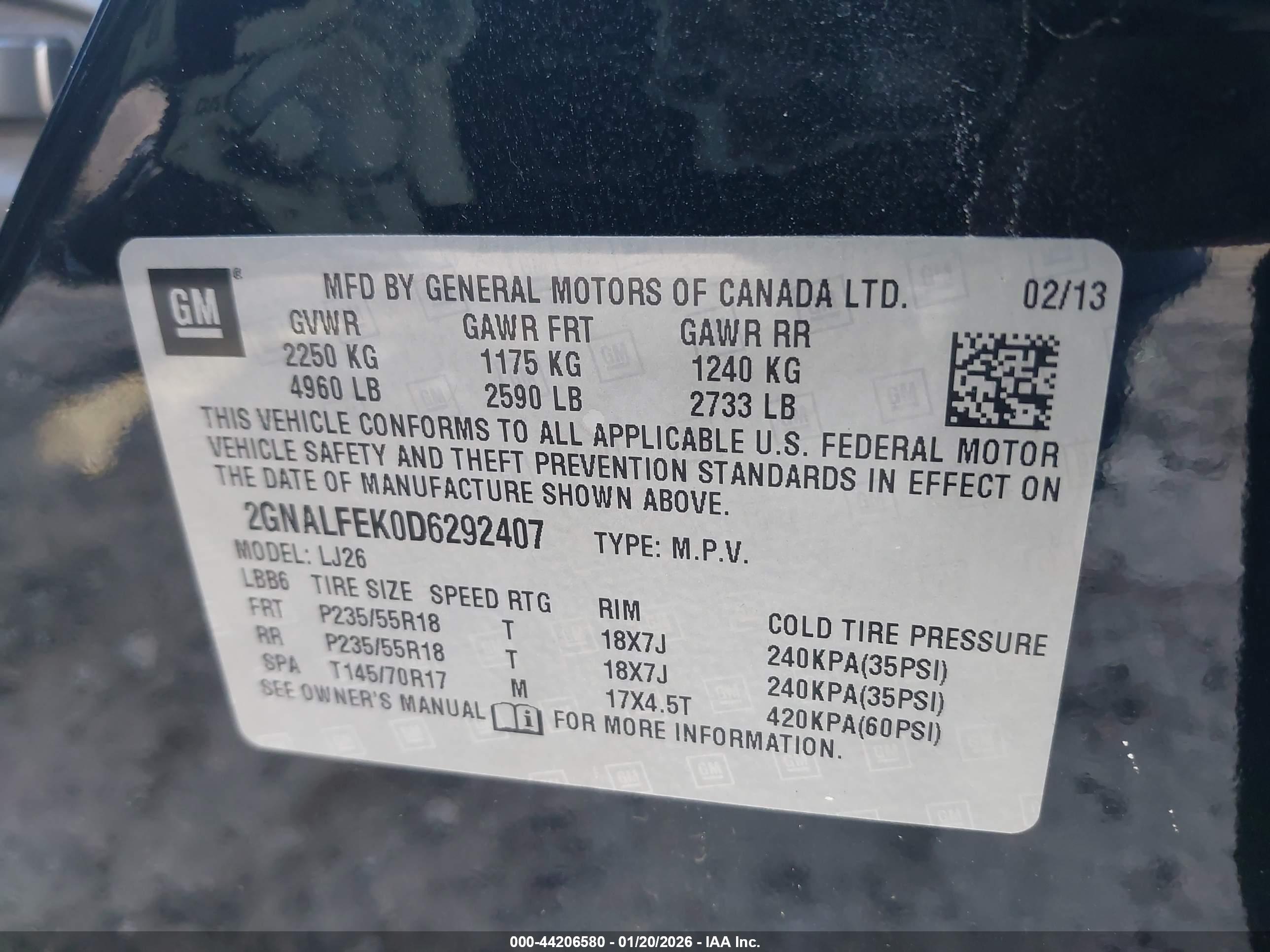 CHEVROLET EQUINOX image 9