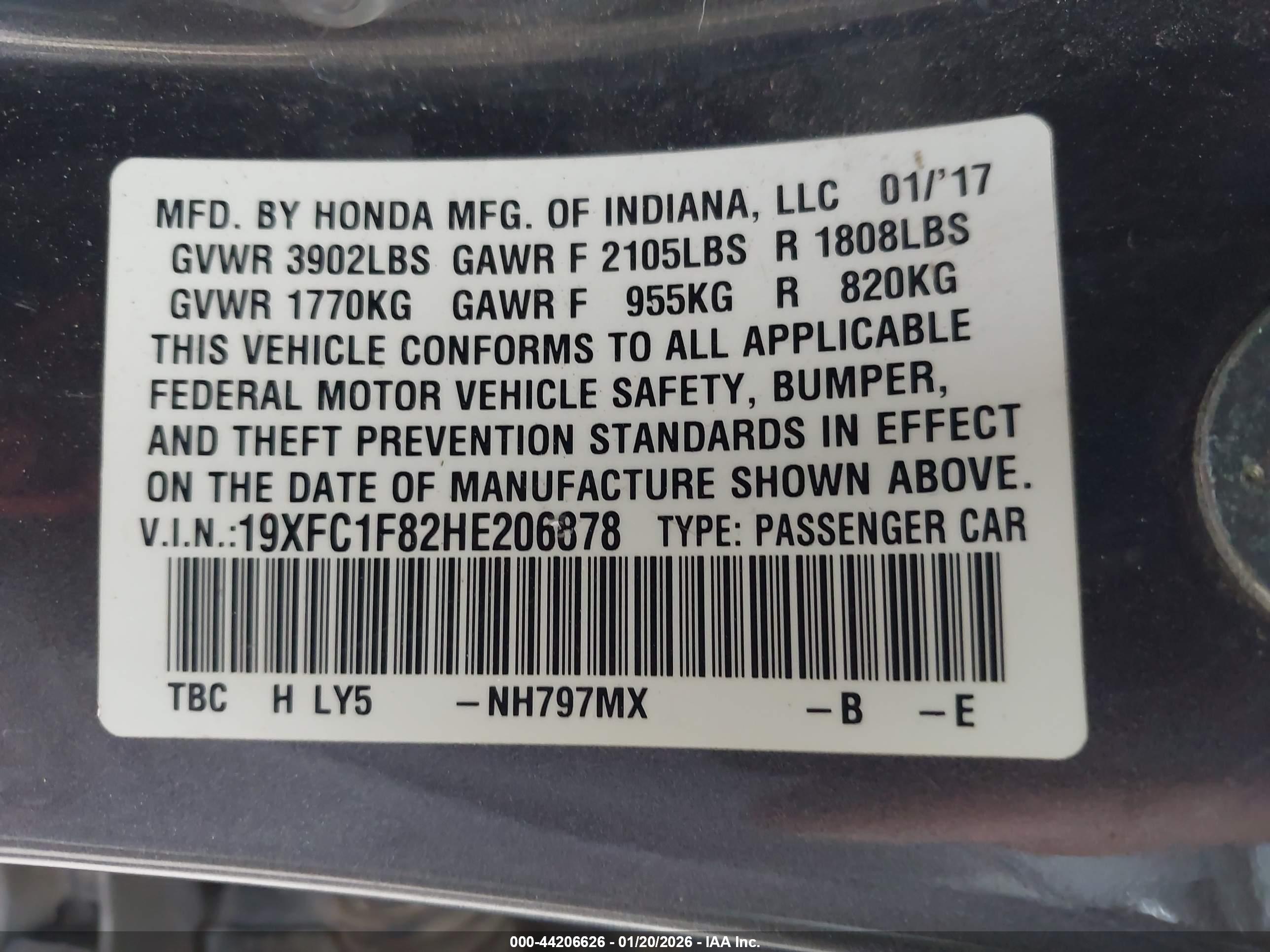 HONDA CIVIC image 9