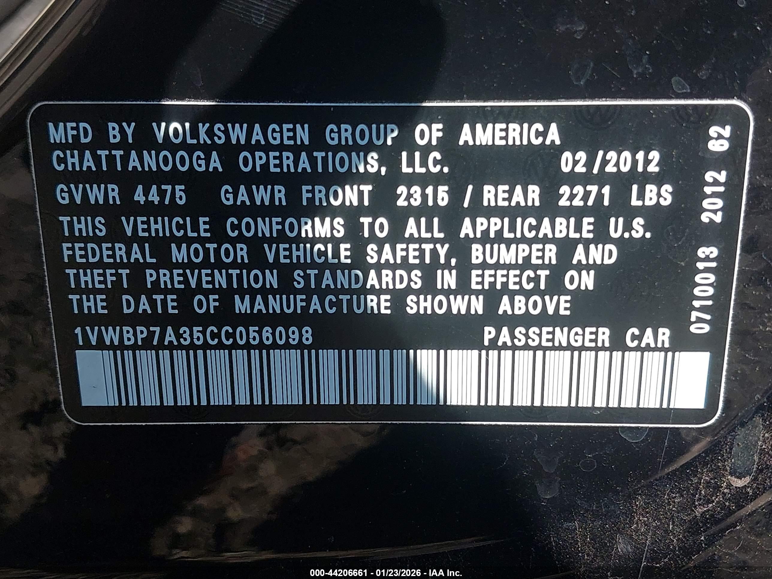 VOLKSWAGEN PASSAT image 9