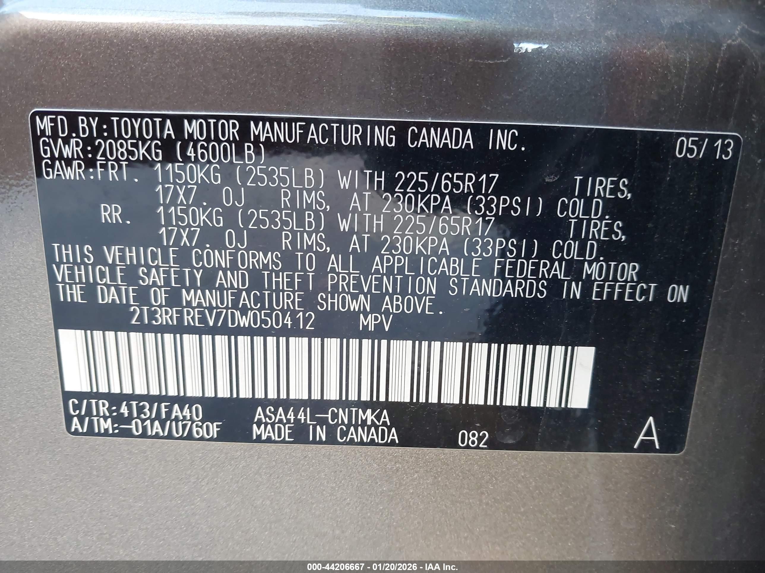 TOYOTA RAV4 image 9