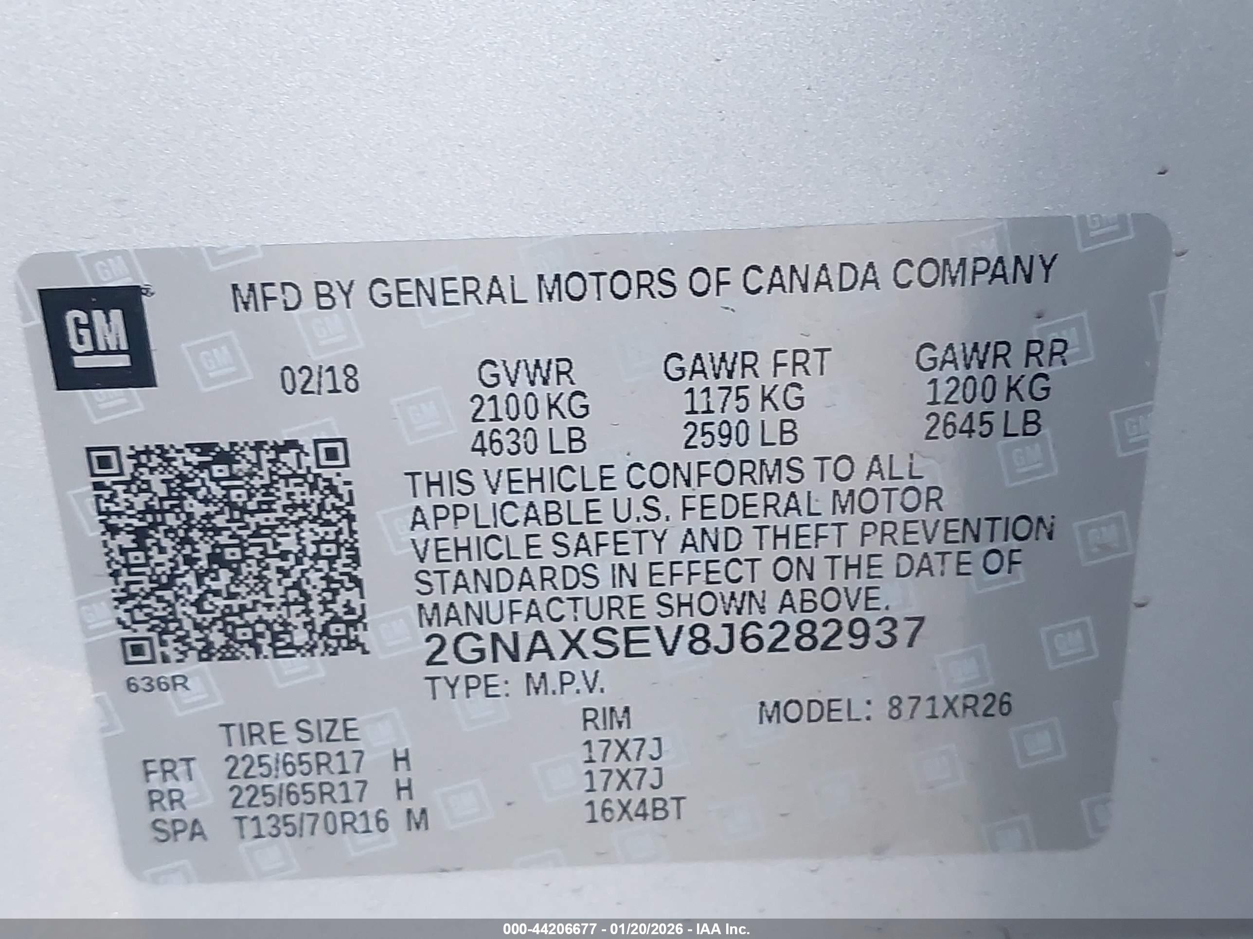 CHEVROLET EQUINOX image 9