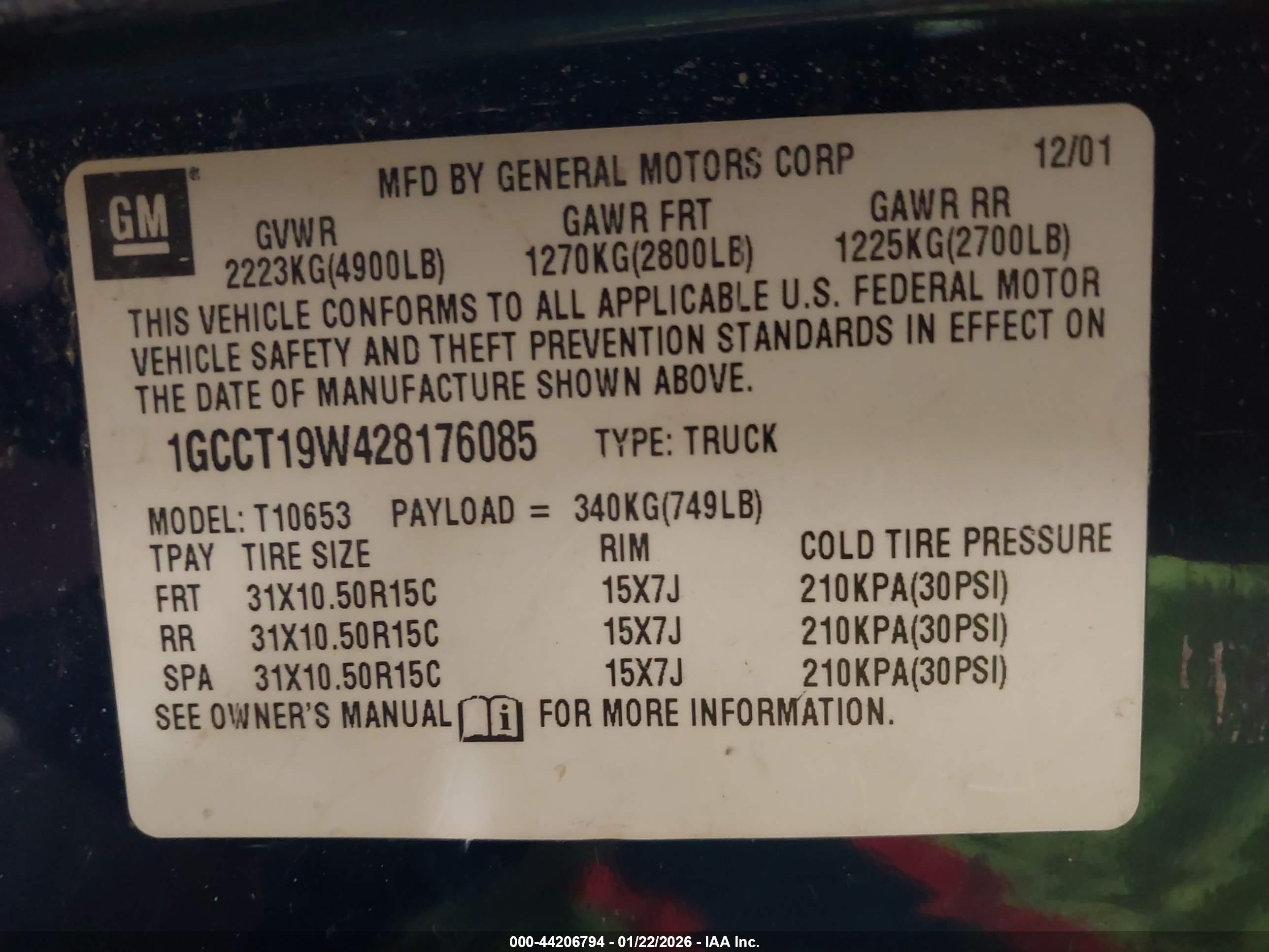 CHEVROLET S-10 image 9