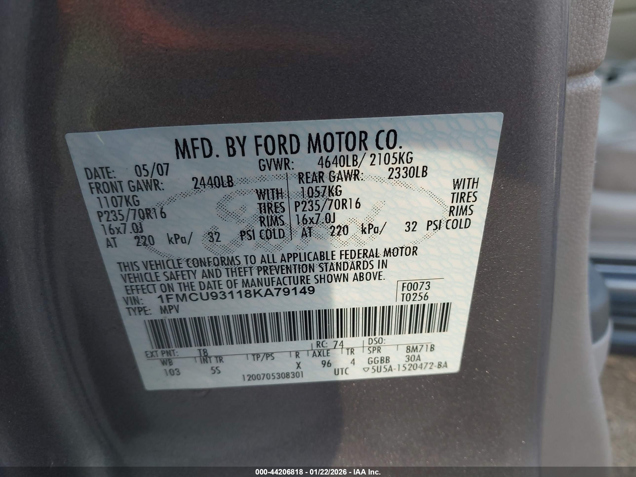 FORD ESCAPE image 9