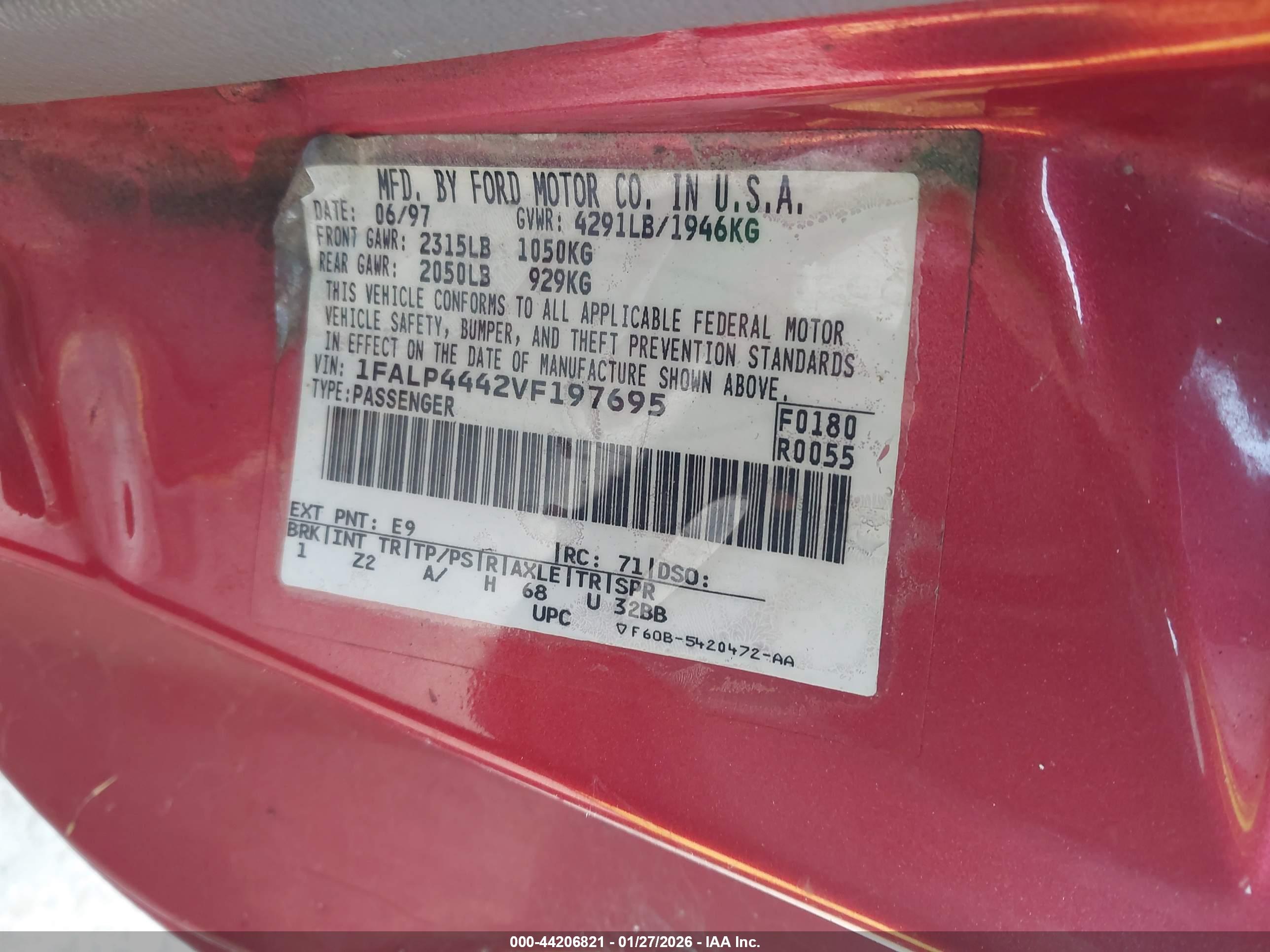 FORD MUSTANG image 9