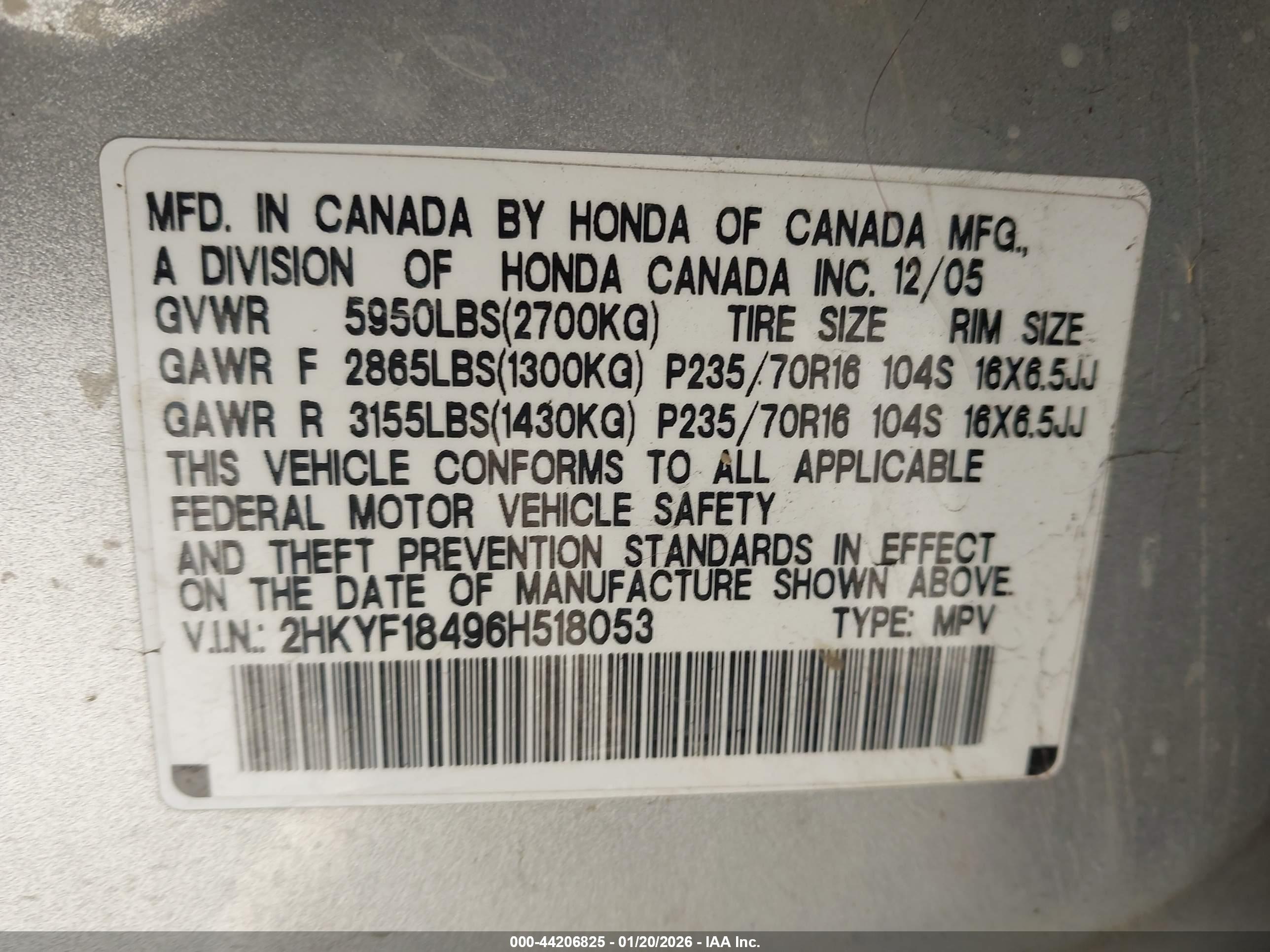 HONDA PILOT image 9
