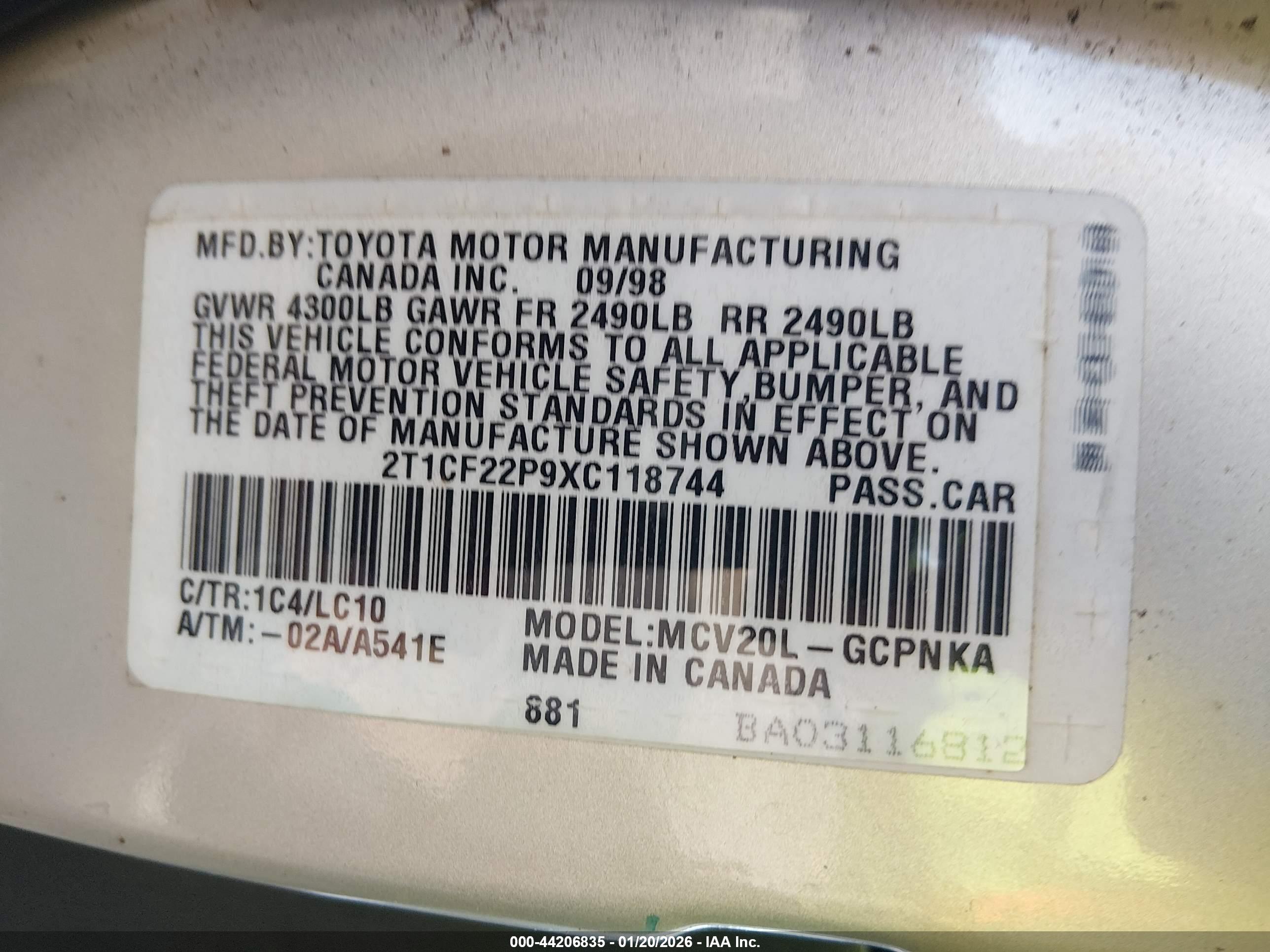 TOYOTA CAMRY image 9