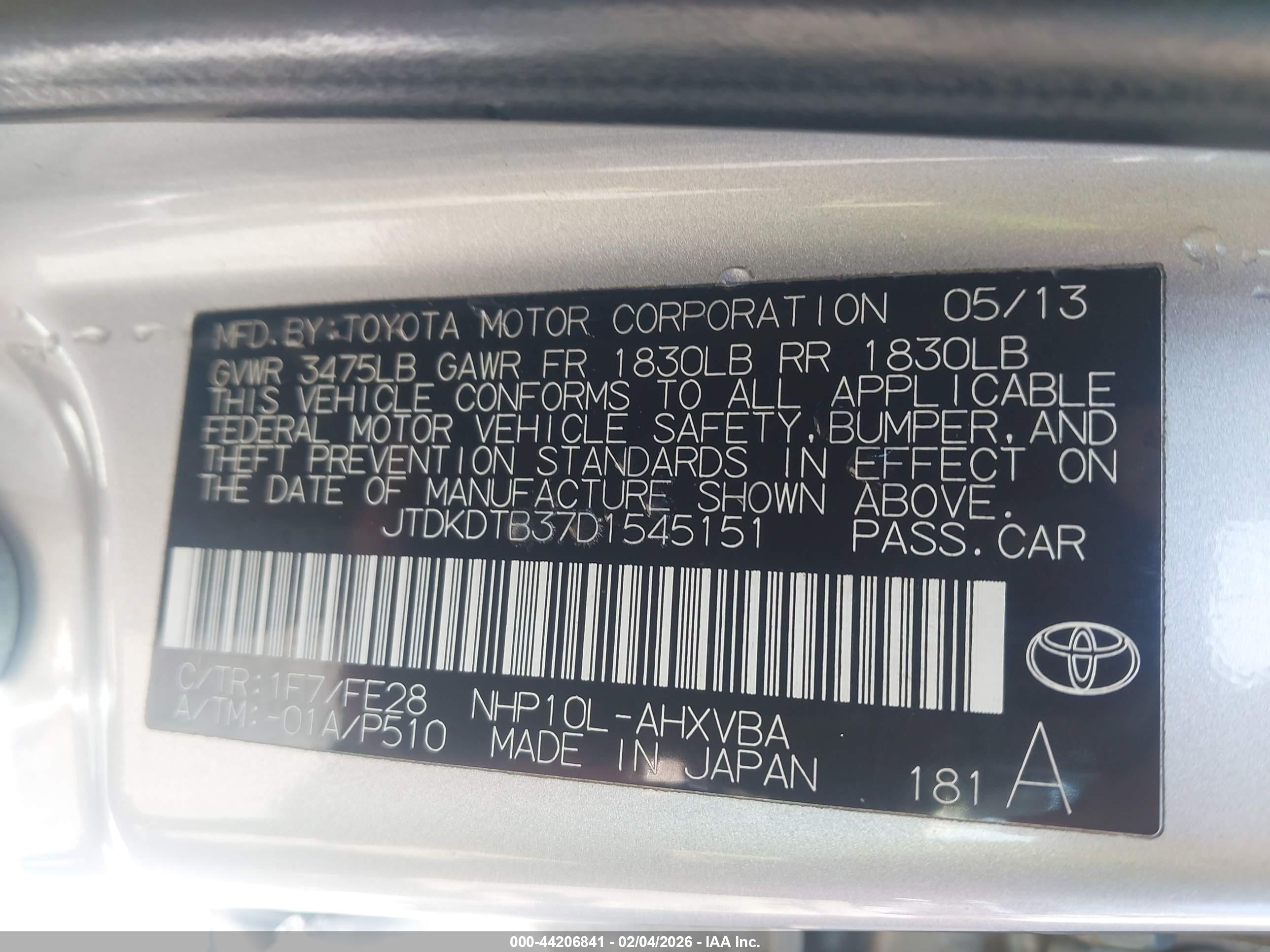 TOYOTA PRIUS image 9