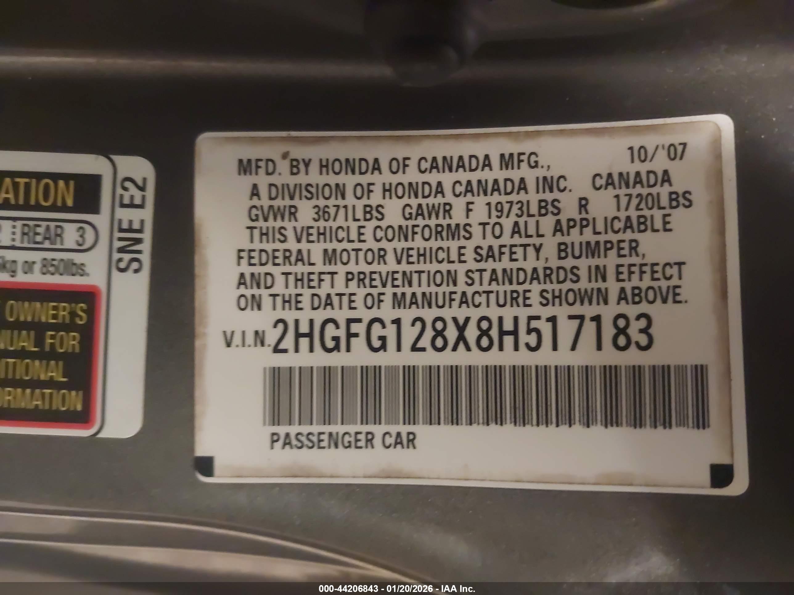 HONDA CIVIC image 9