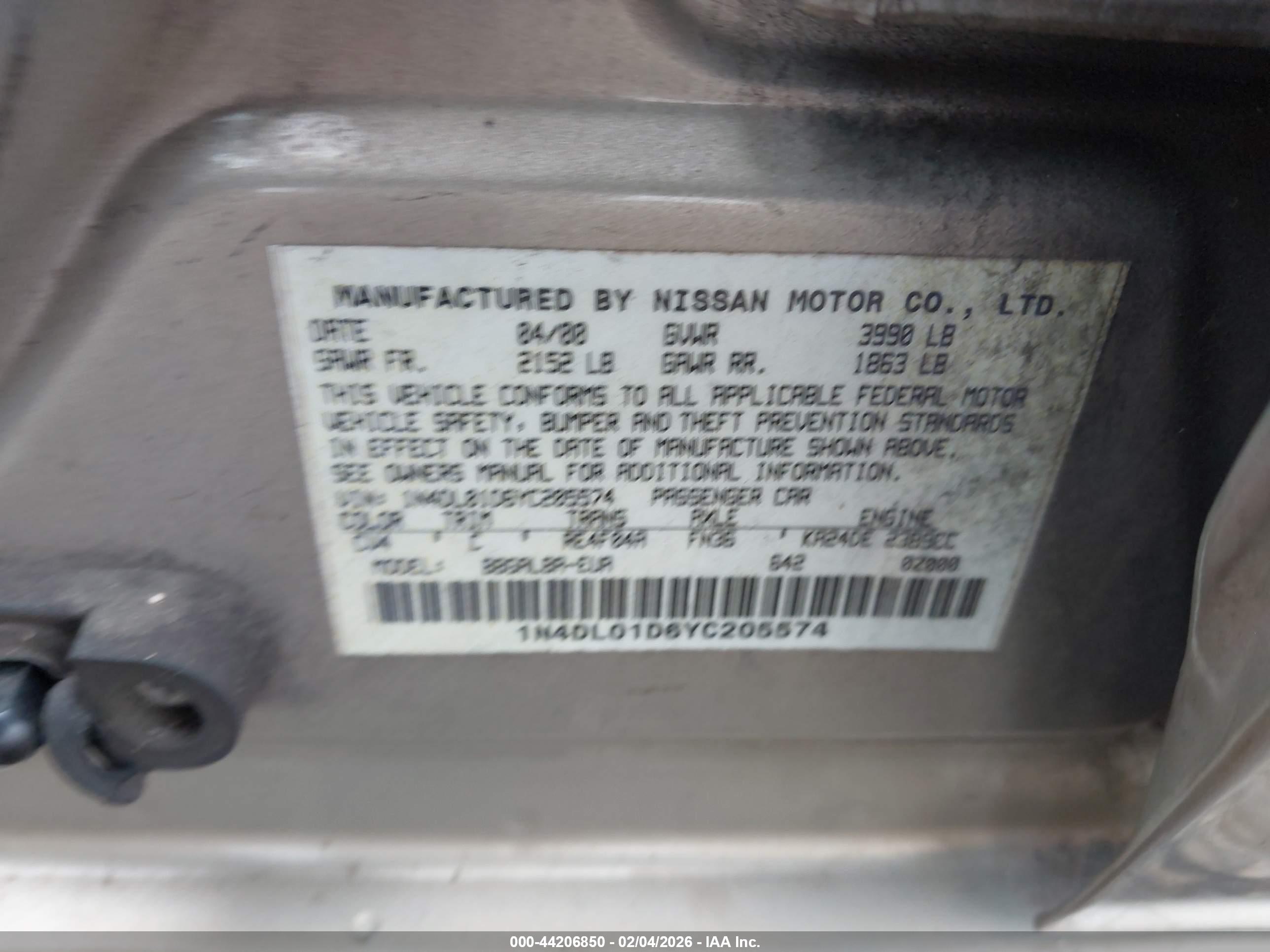 NISSAN ALTIMA image 9