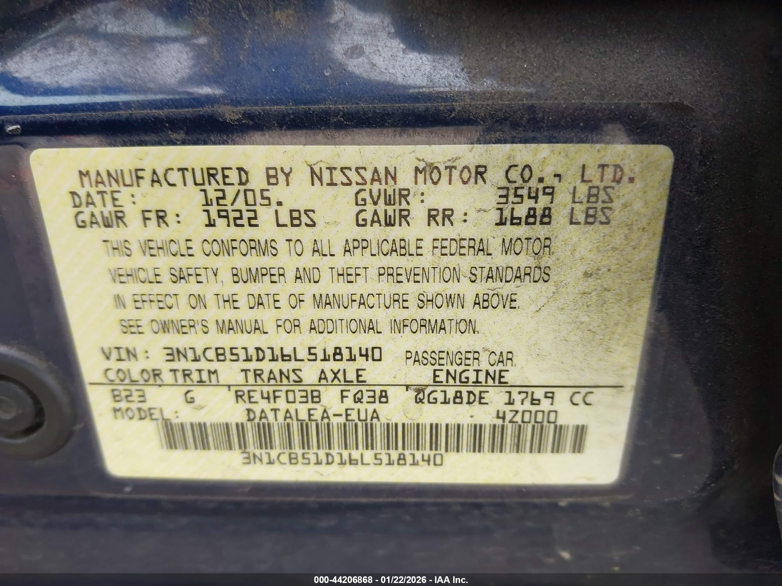 NISSAN SENTRA image 9