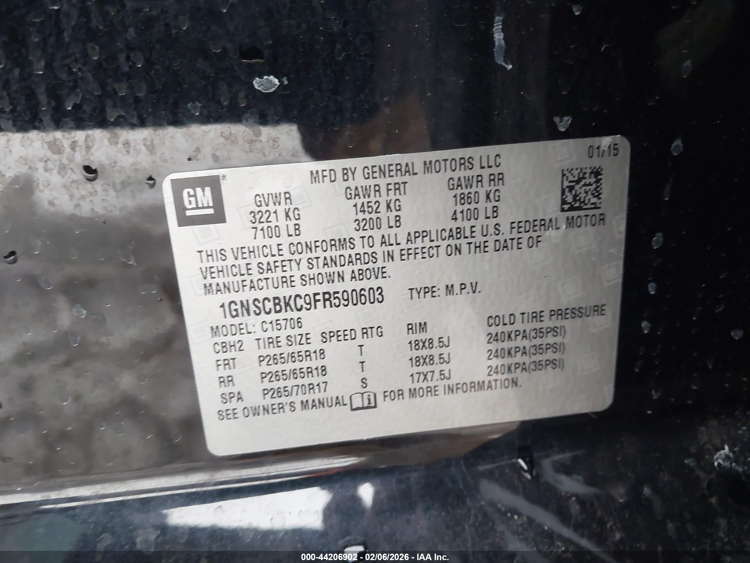 CHEVROLET TAHOE image 9