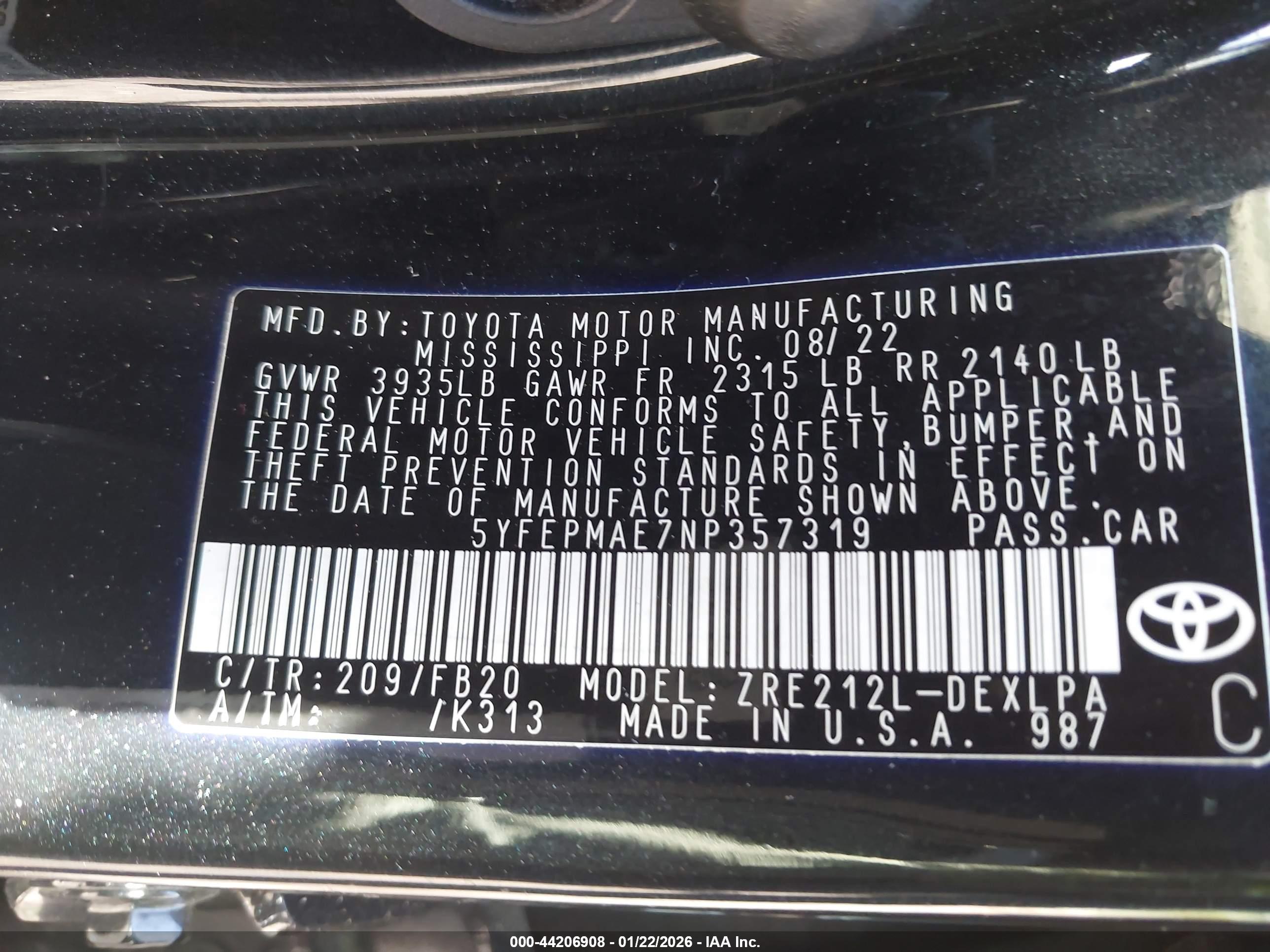 TOYOTA COROLLA image 9
