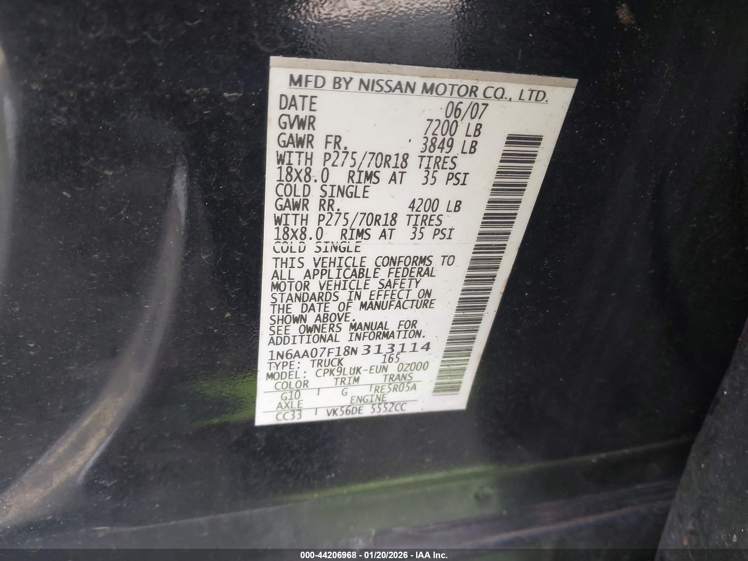 NISSAN TITAN image 9