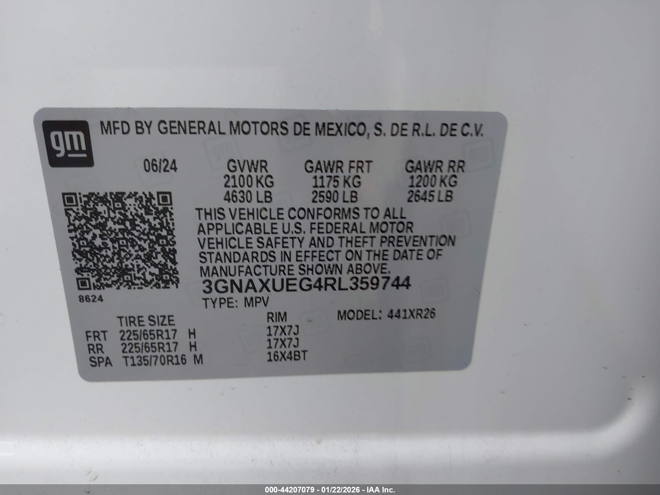 CHEVROLET EQUINOX image 9
