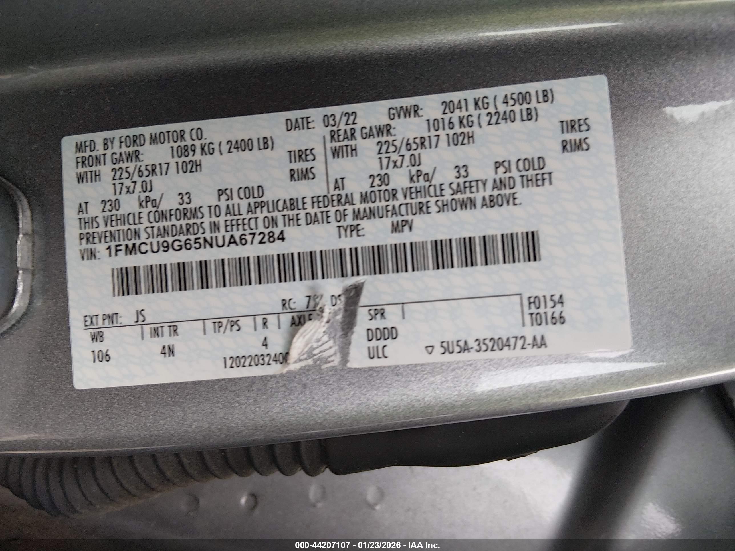 FORD ESCAPE image 9