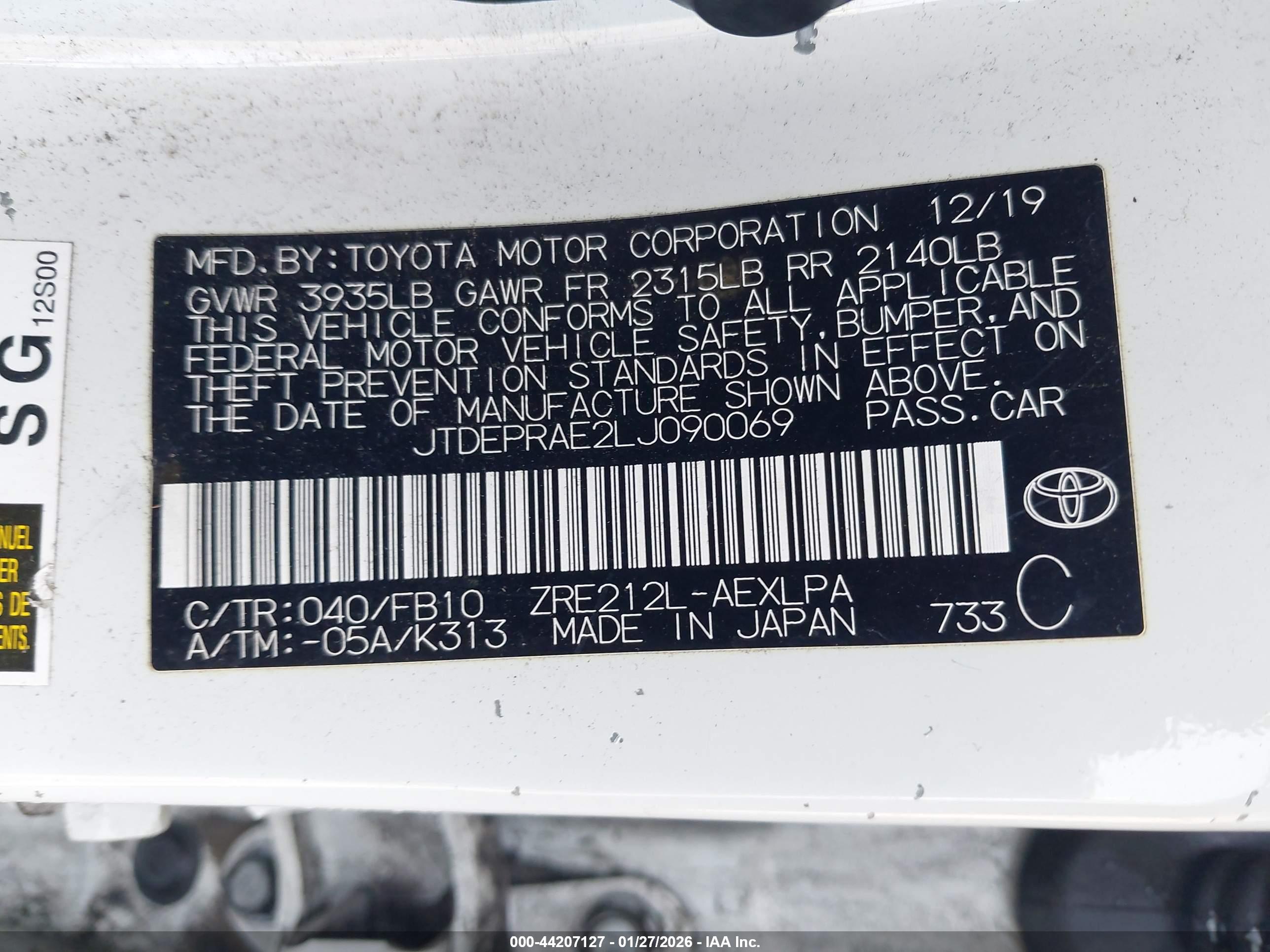 TOYOTA COROLLA image 9