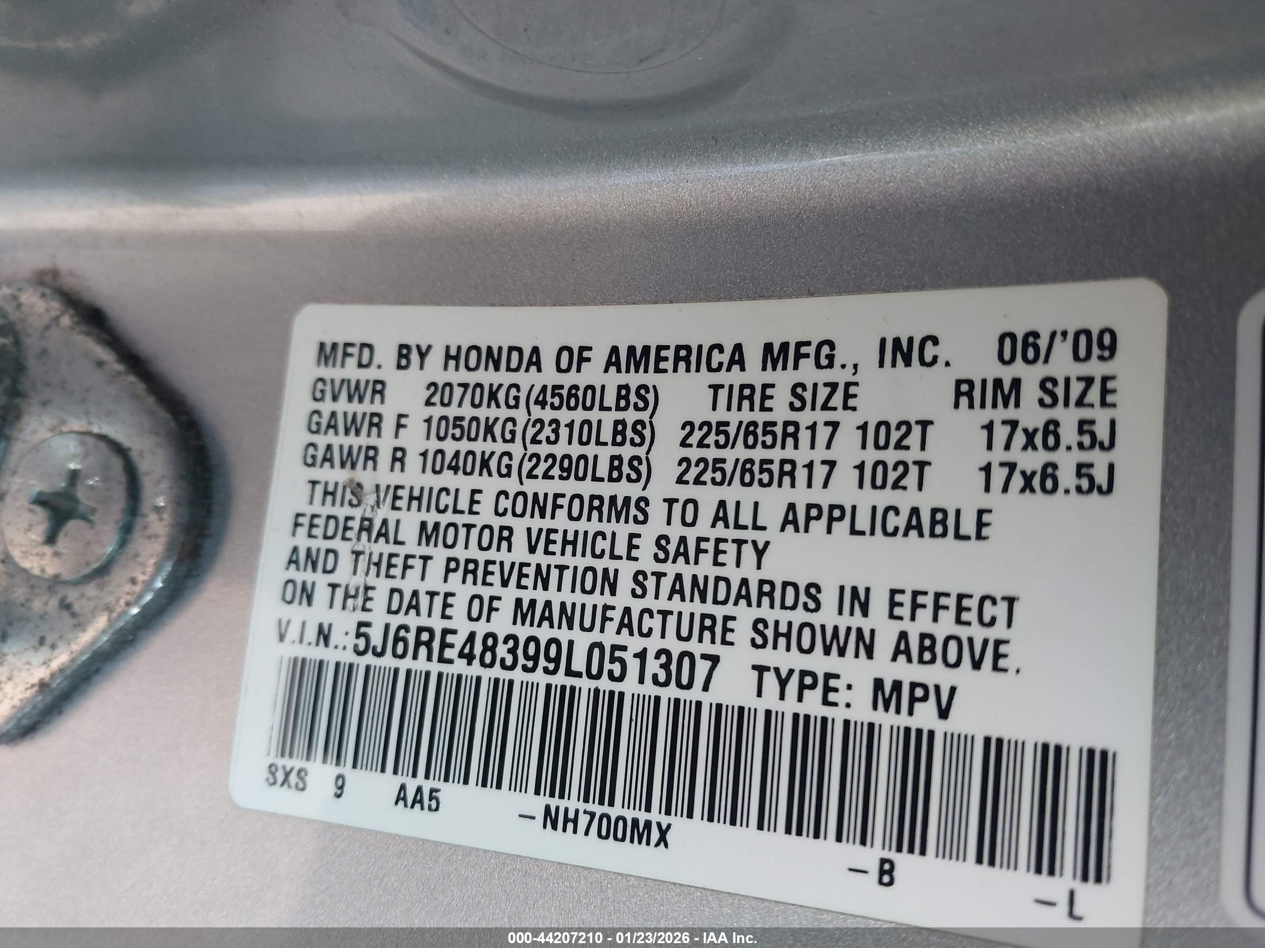 HONDA CR-V image 9