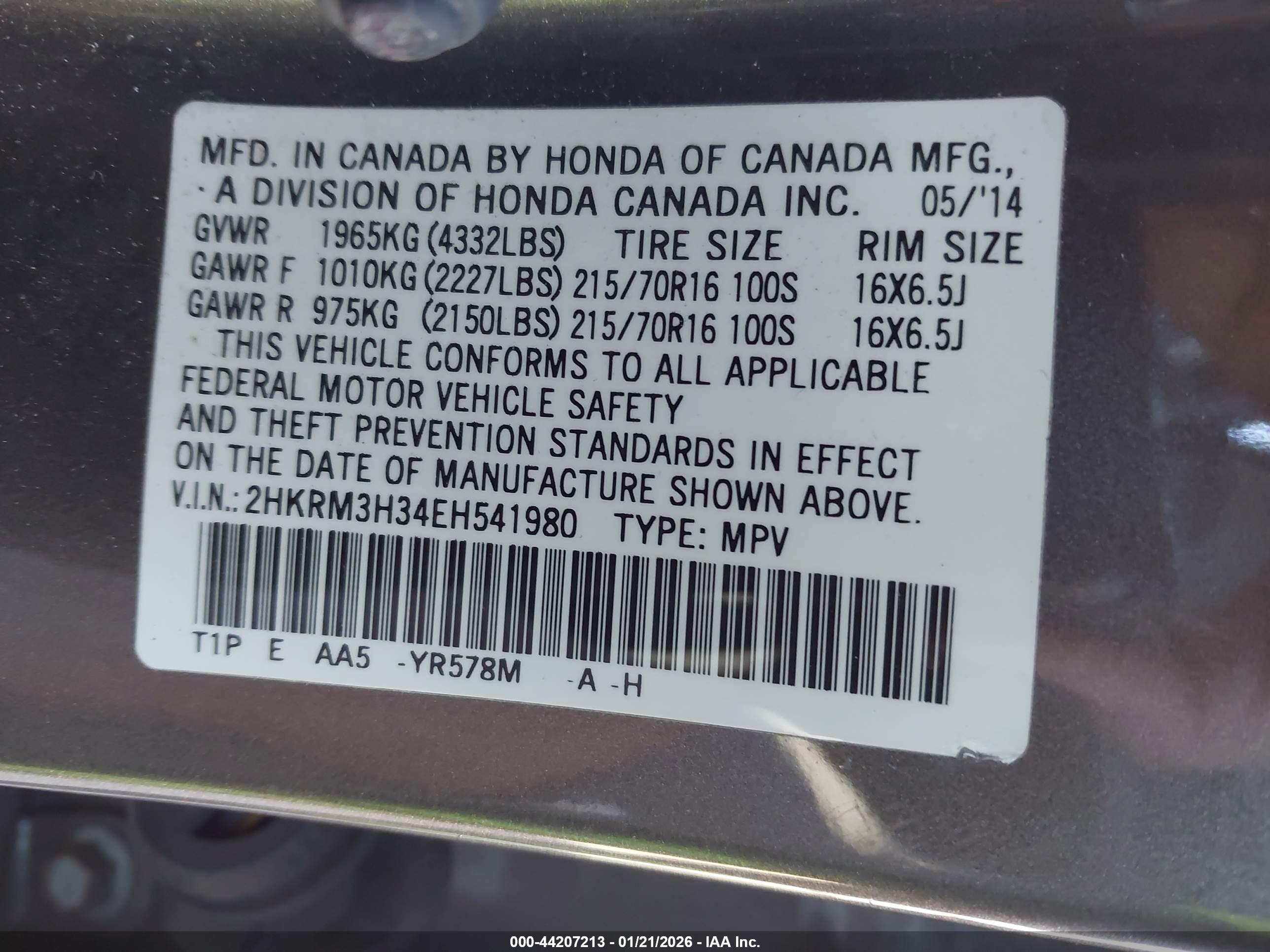 HONDA CR-V image 9