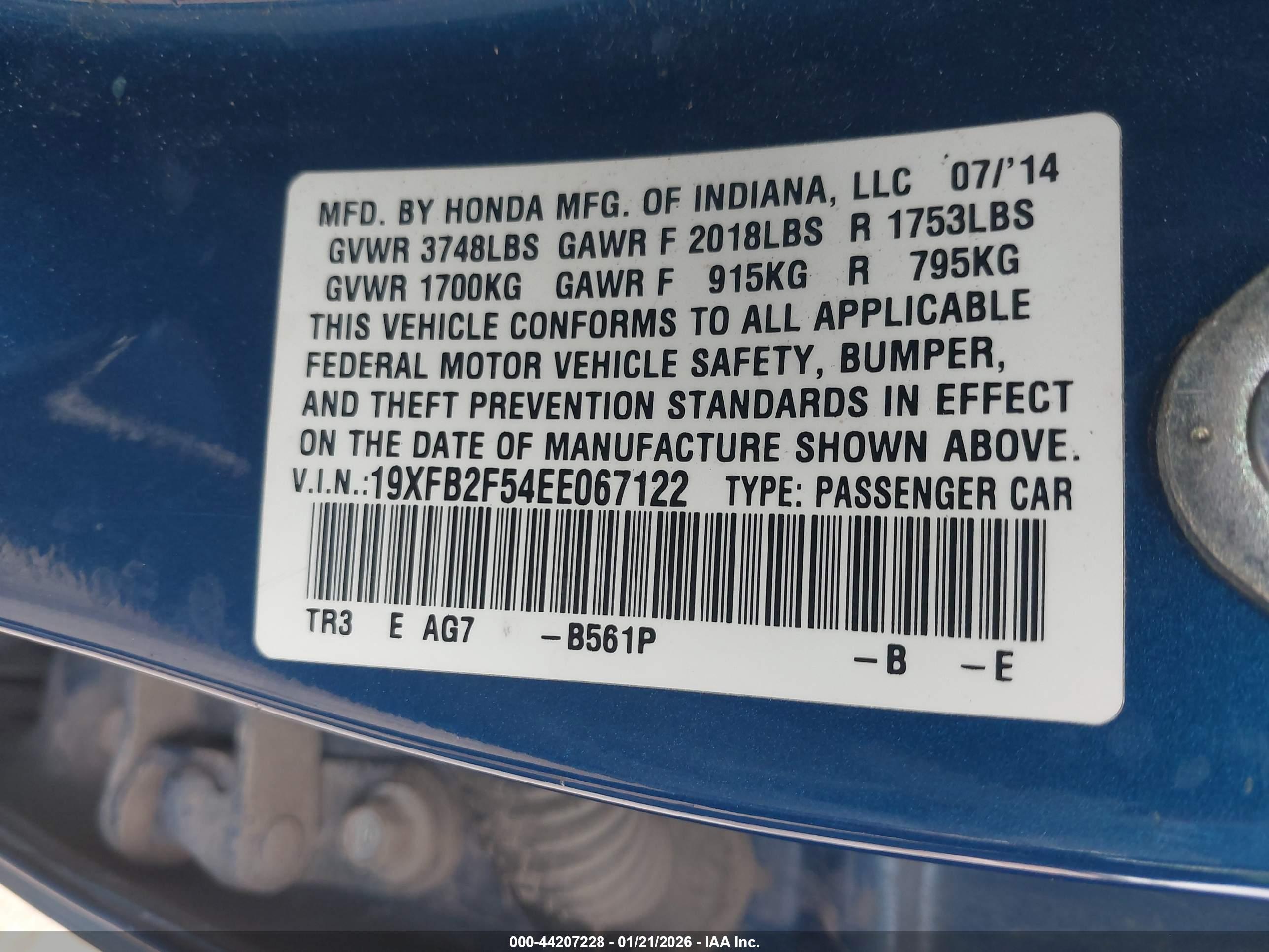 HONDA CIVIC image 9