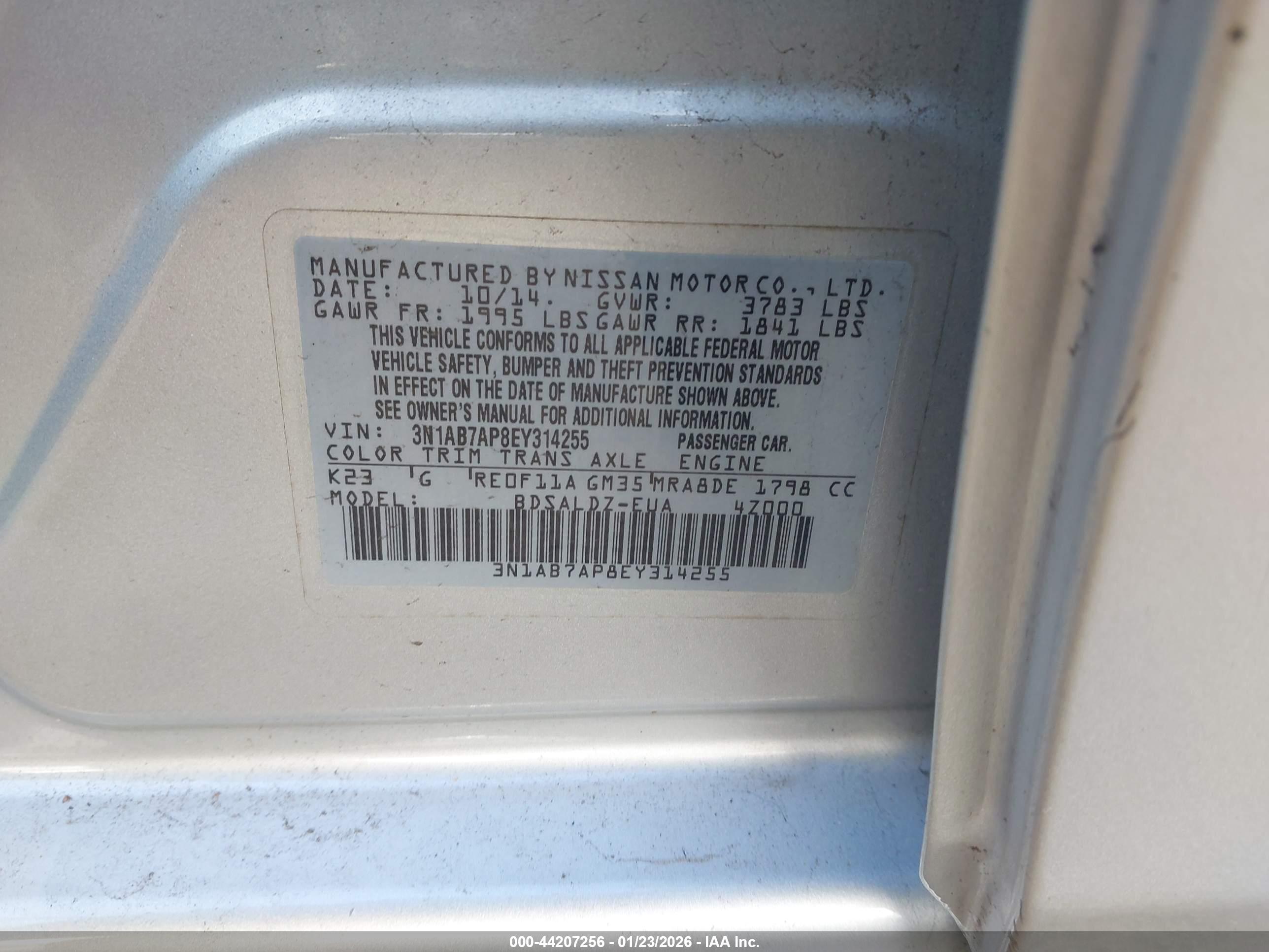 NISSAN SENTRA image 9