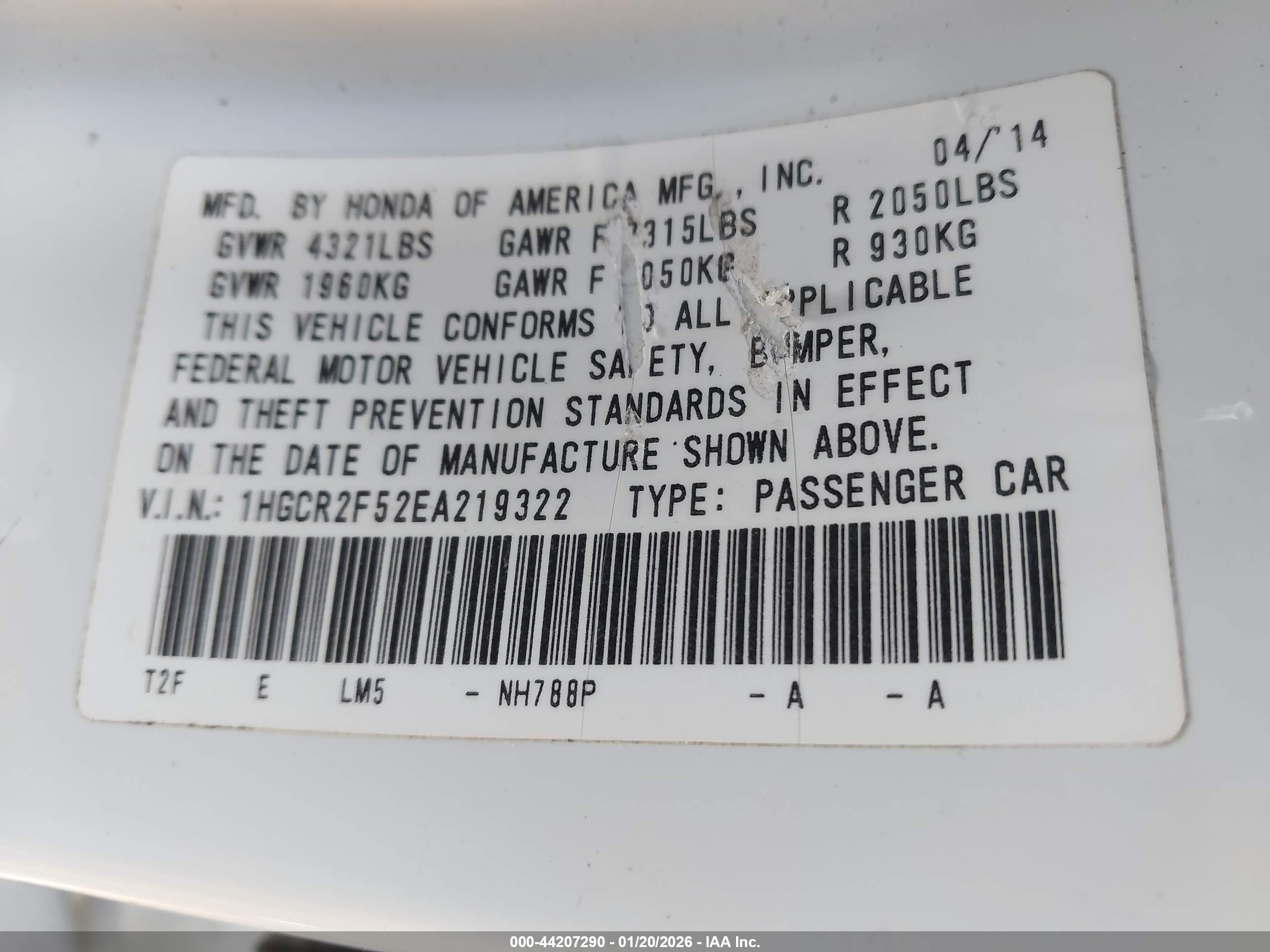 HONDA ACCORD image 9