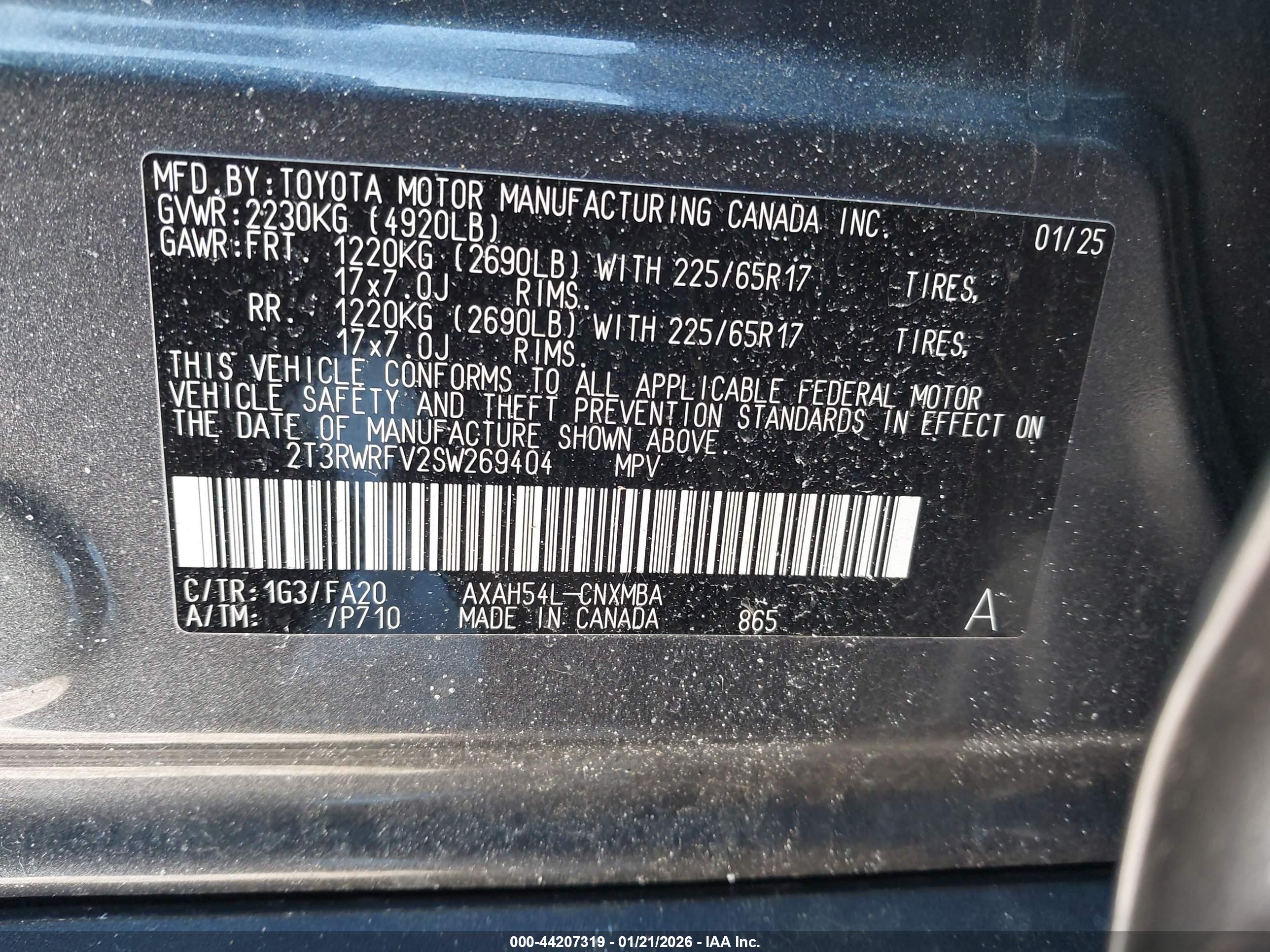 TOYOTA RAV4 image 9
