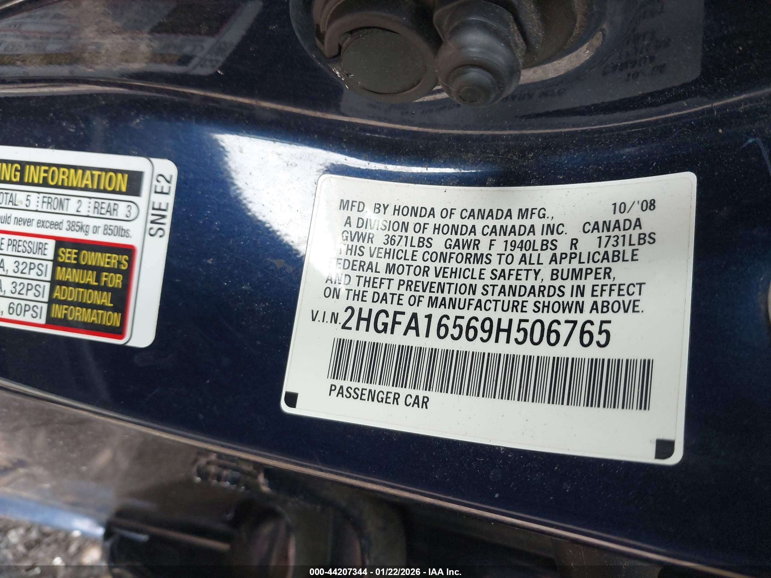 HONDA CIVIC image 9