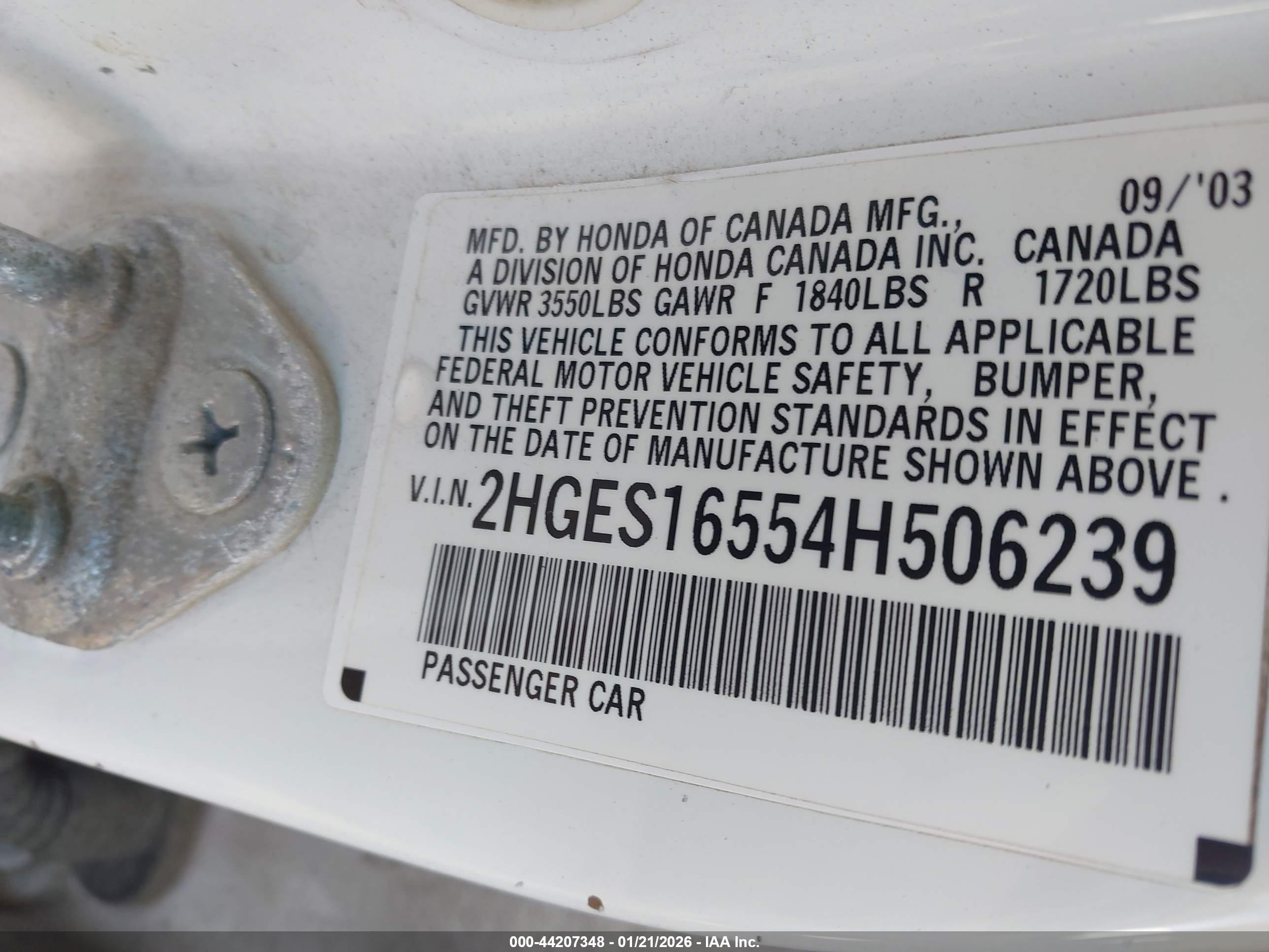 HONDA CIVIC image 9