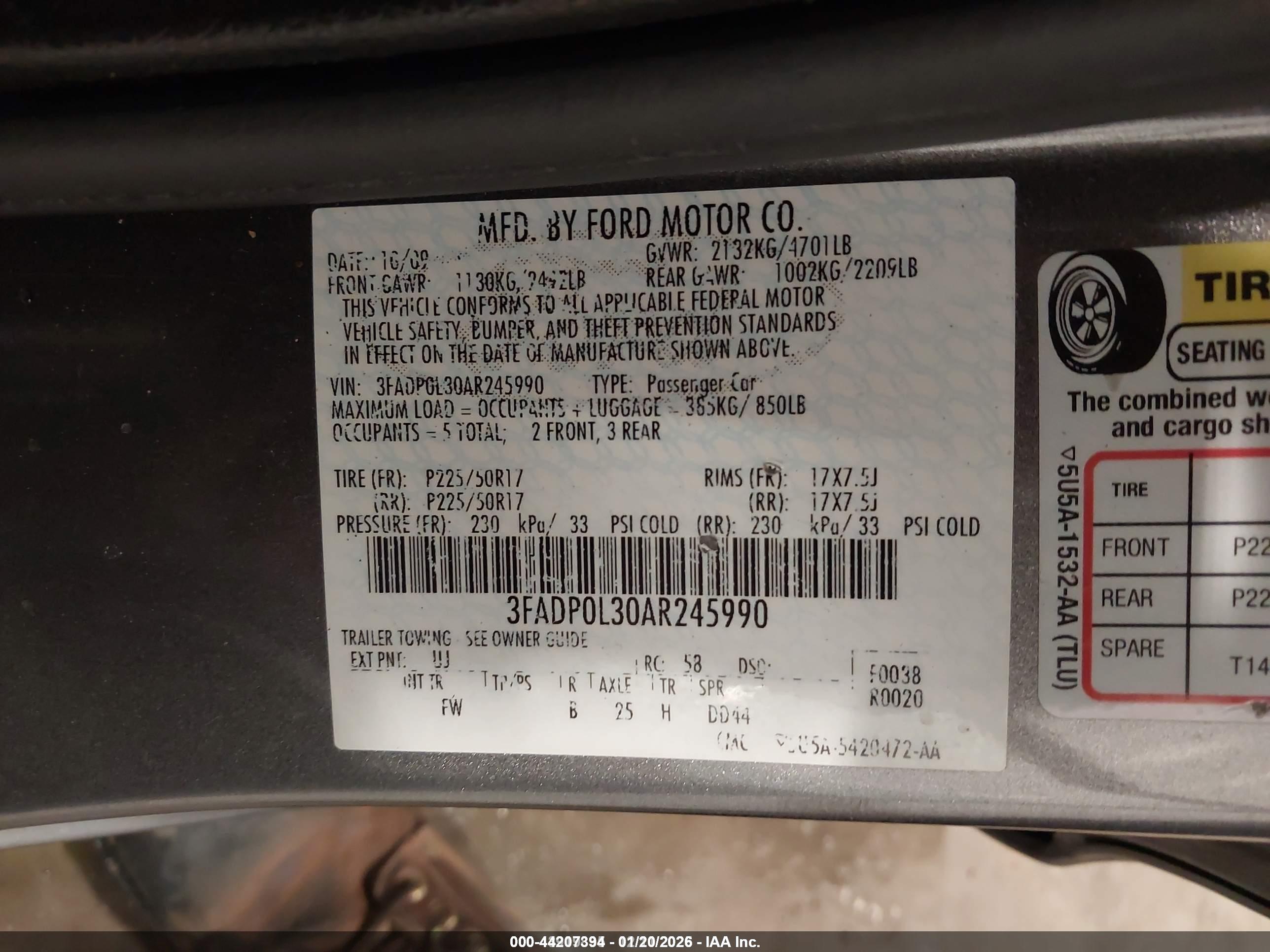 FORD FUSION image 9
