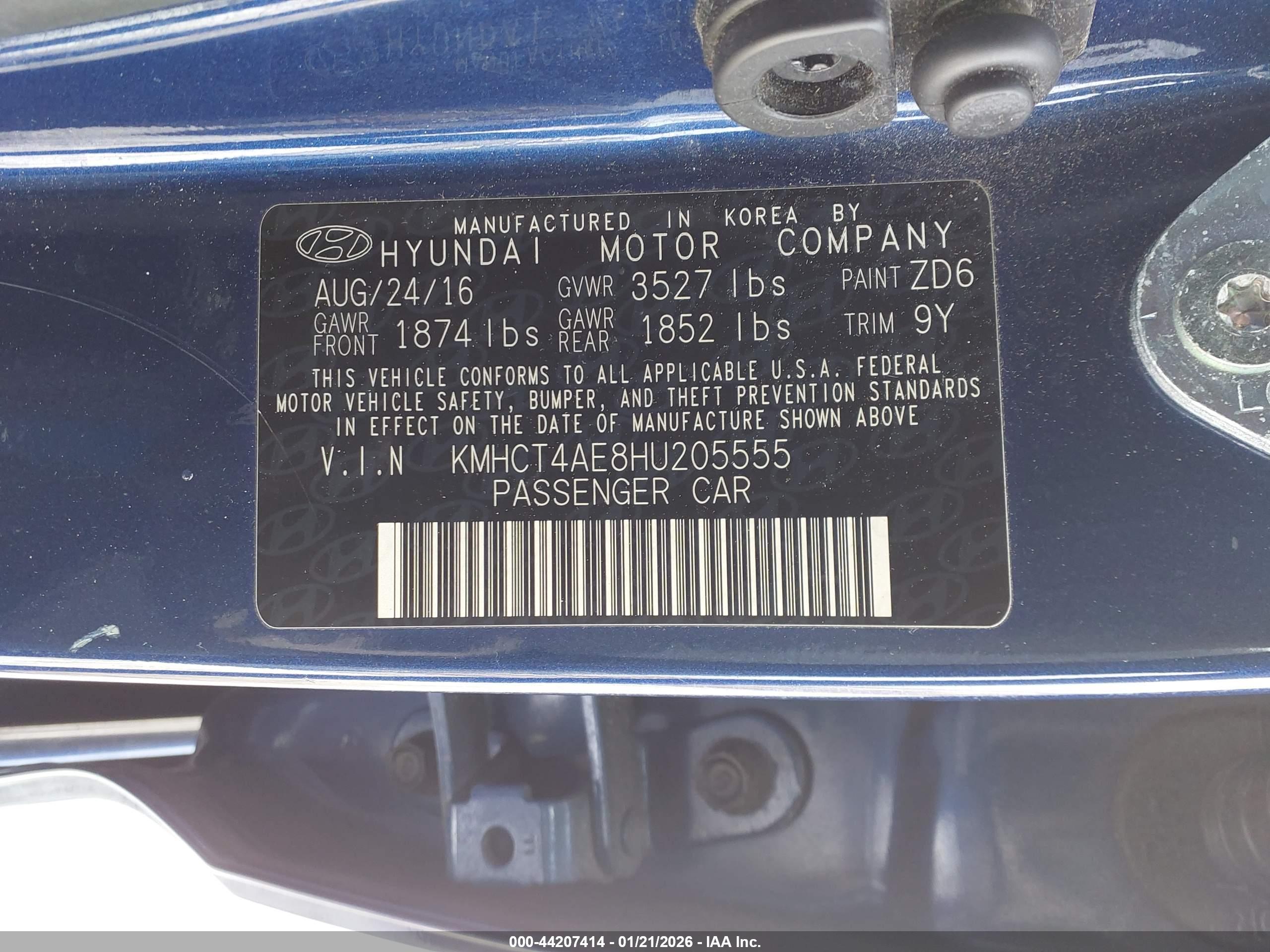 HYUNDAI ACCENT image 9