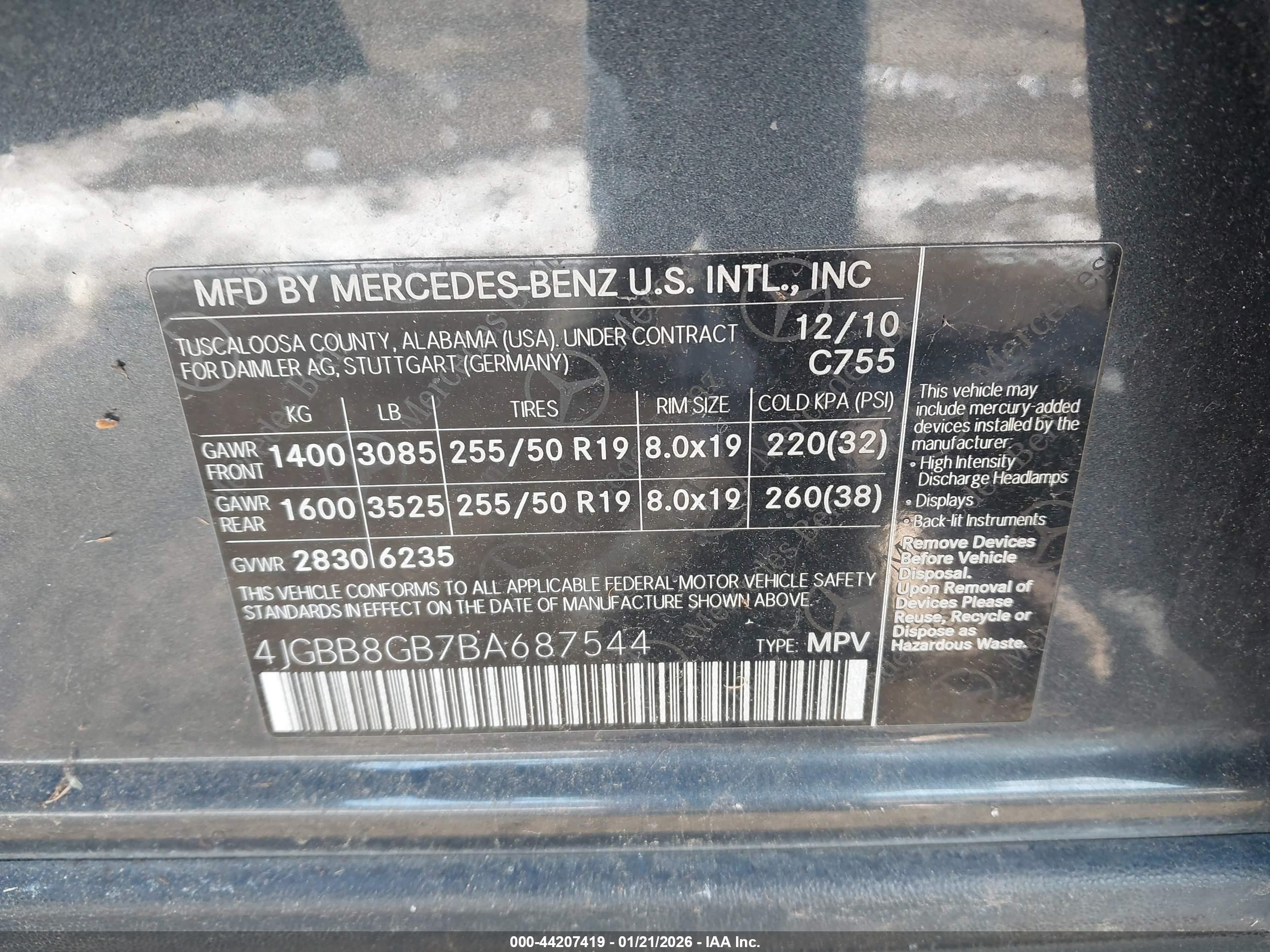 MERCEDES-BENZ ML image 9