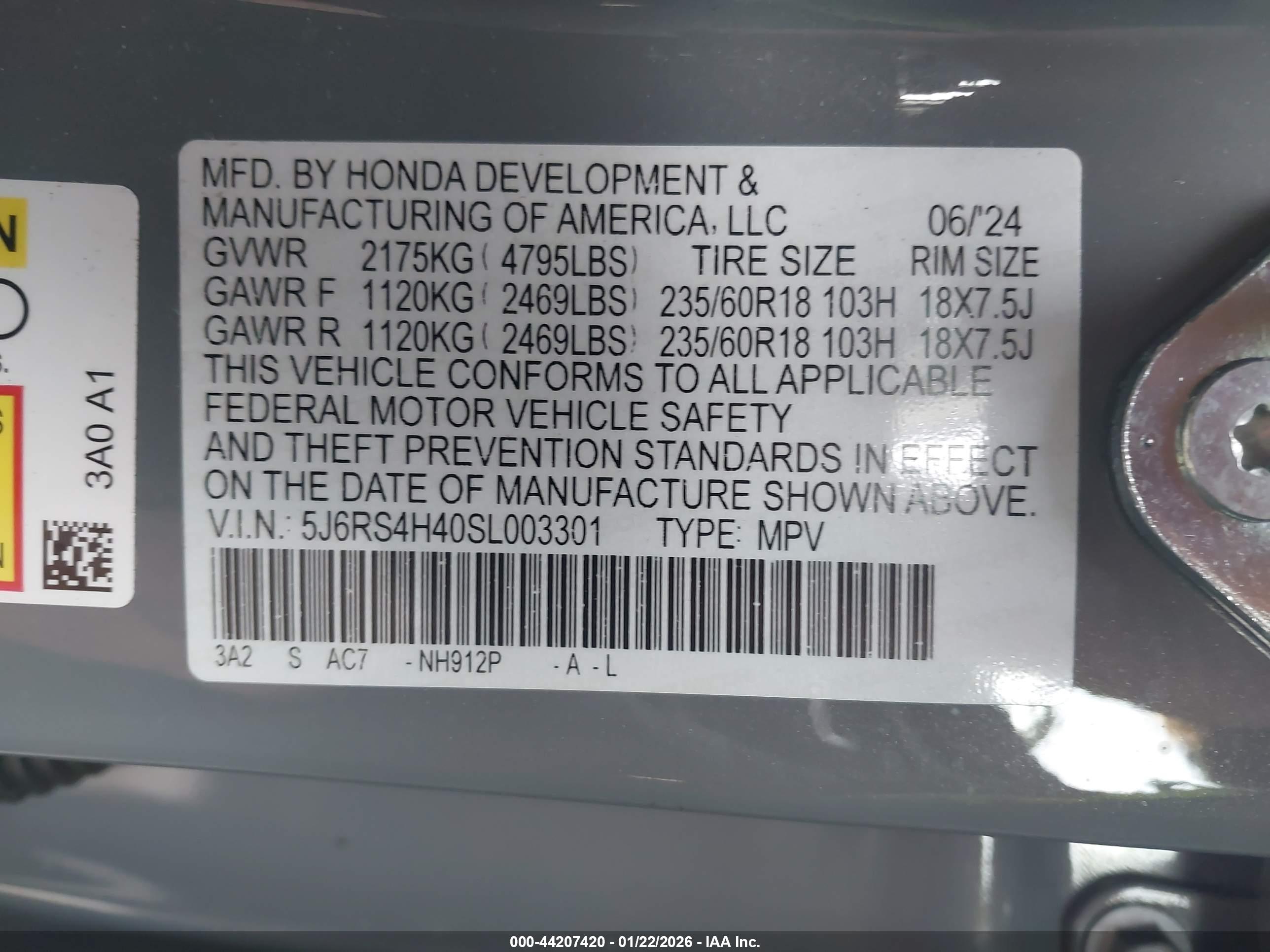 HONDA CR-V image 9
