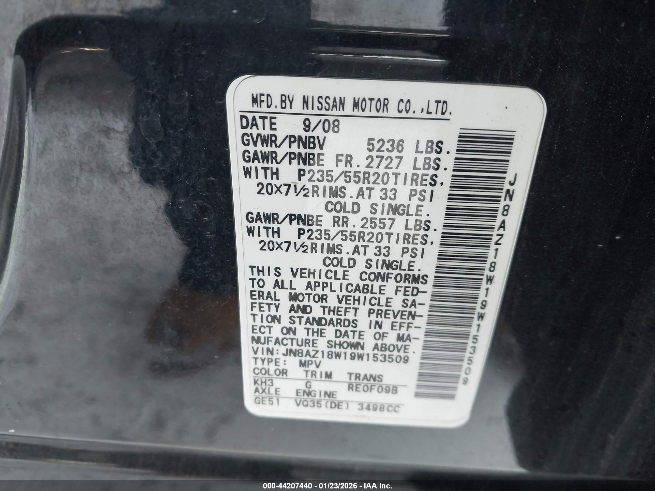 NISSAN MURANO image 9