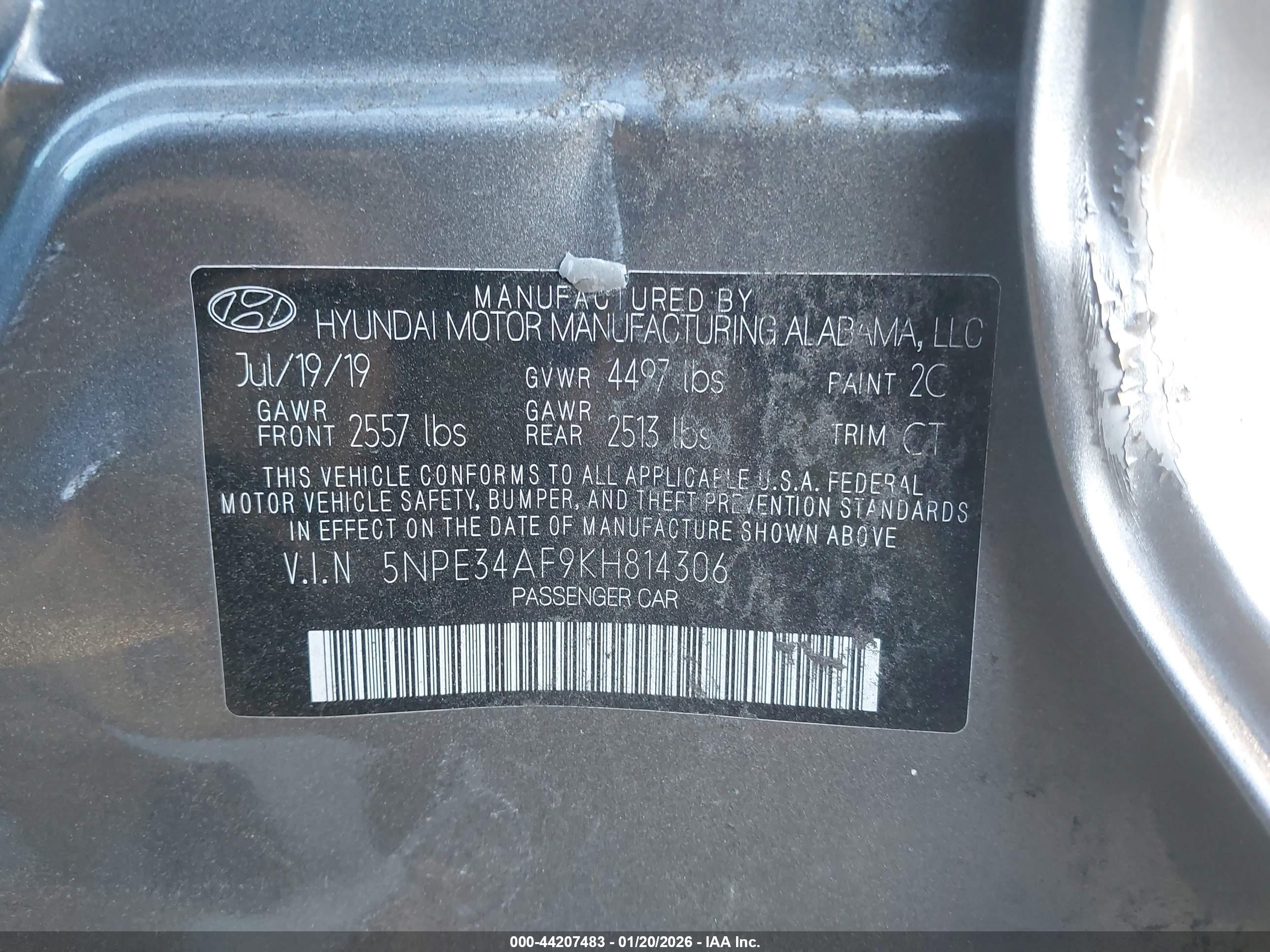 HYUNDAI SONATA image 9