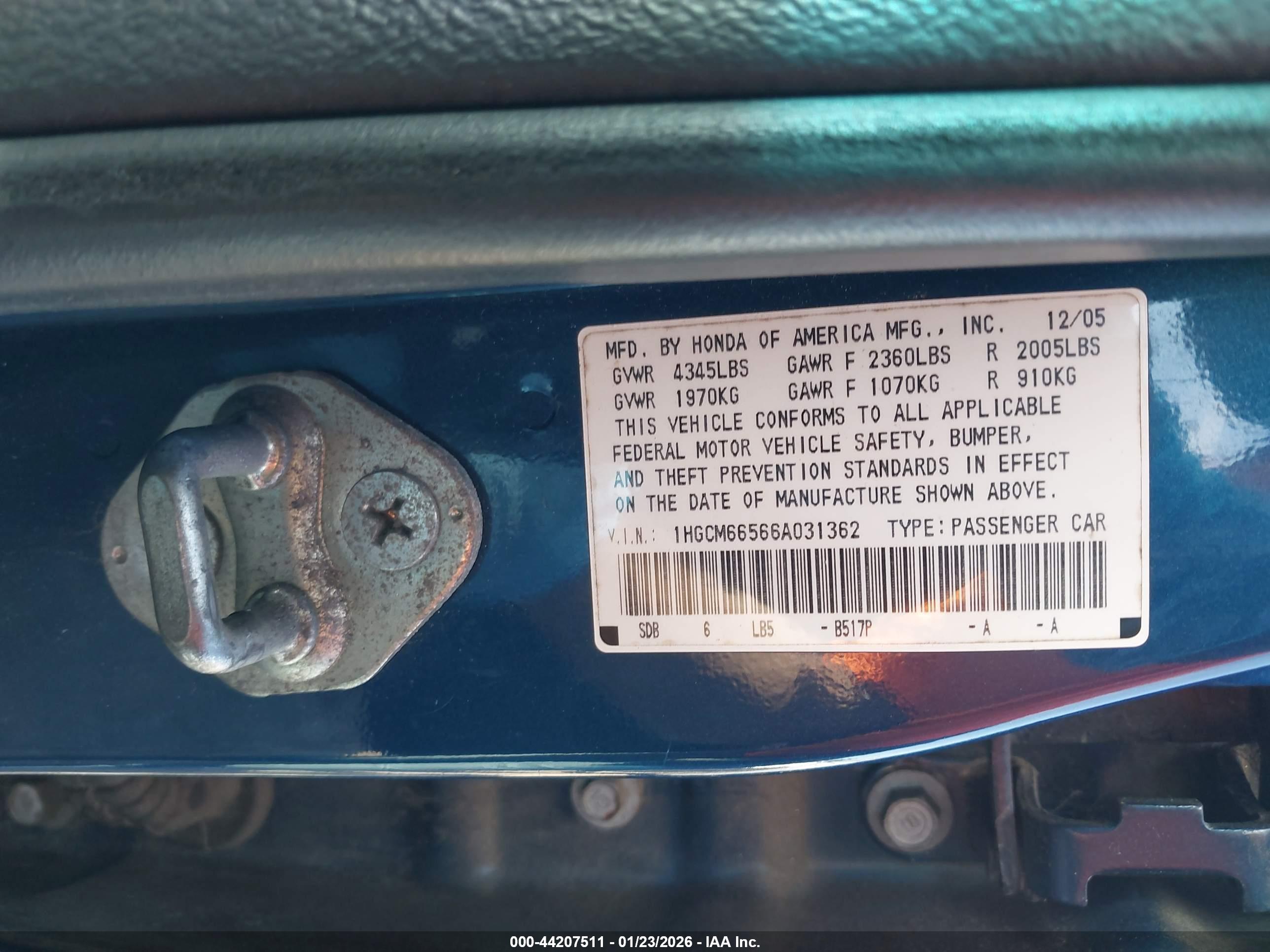 HONDA ACCORD image 9