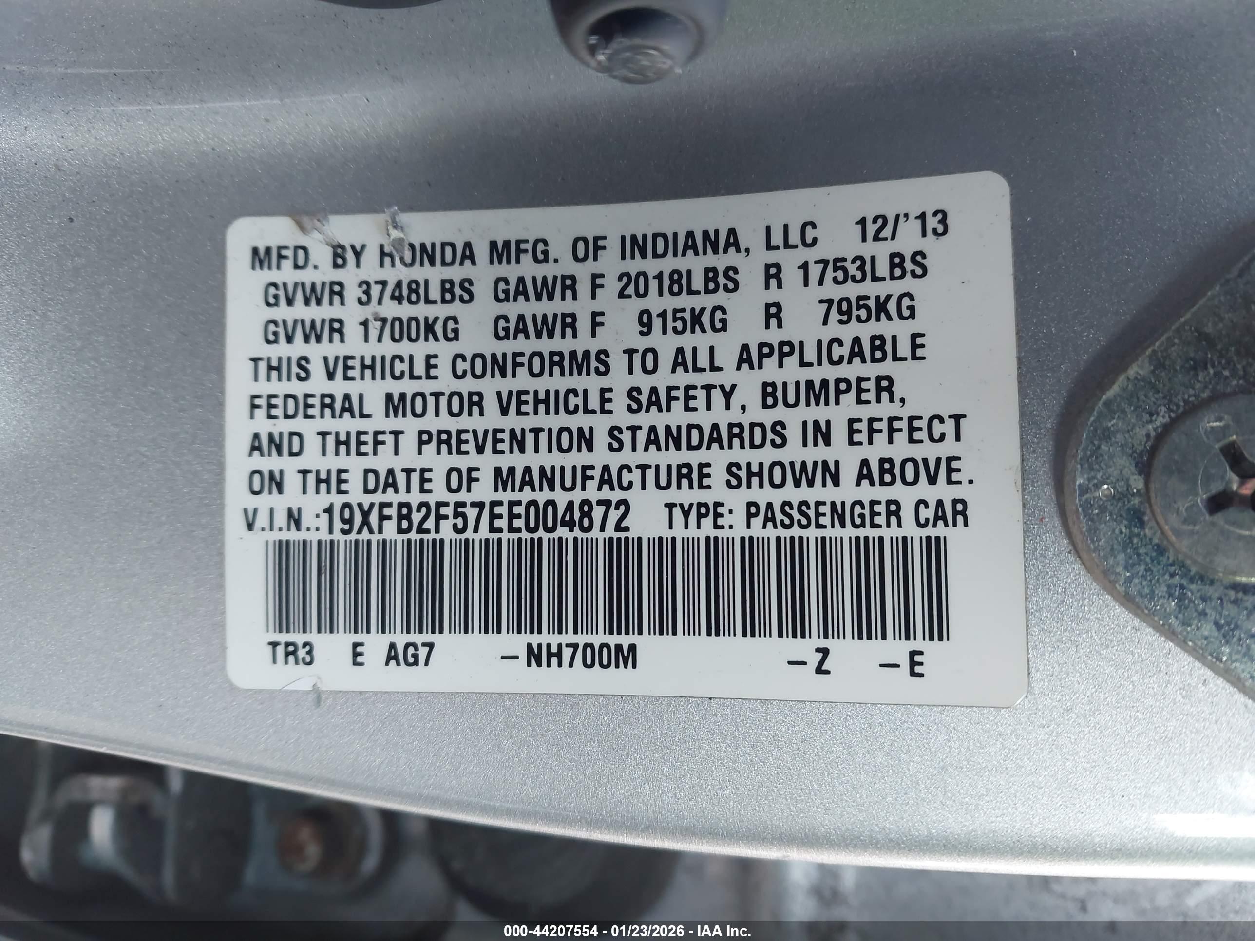 HONDA CIVIC image 9