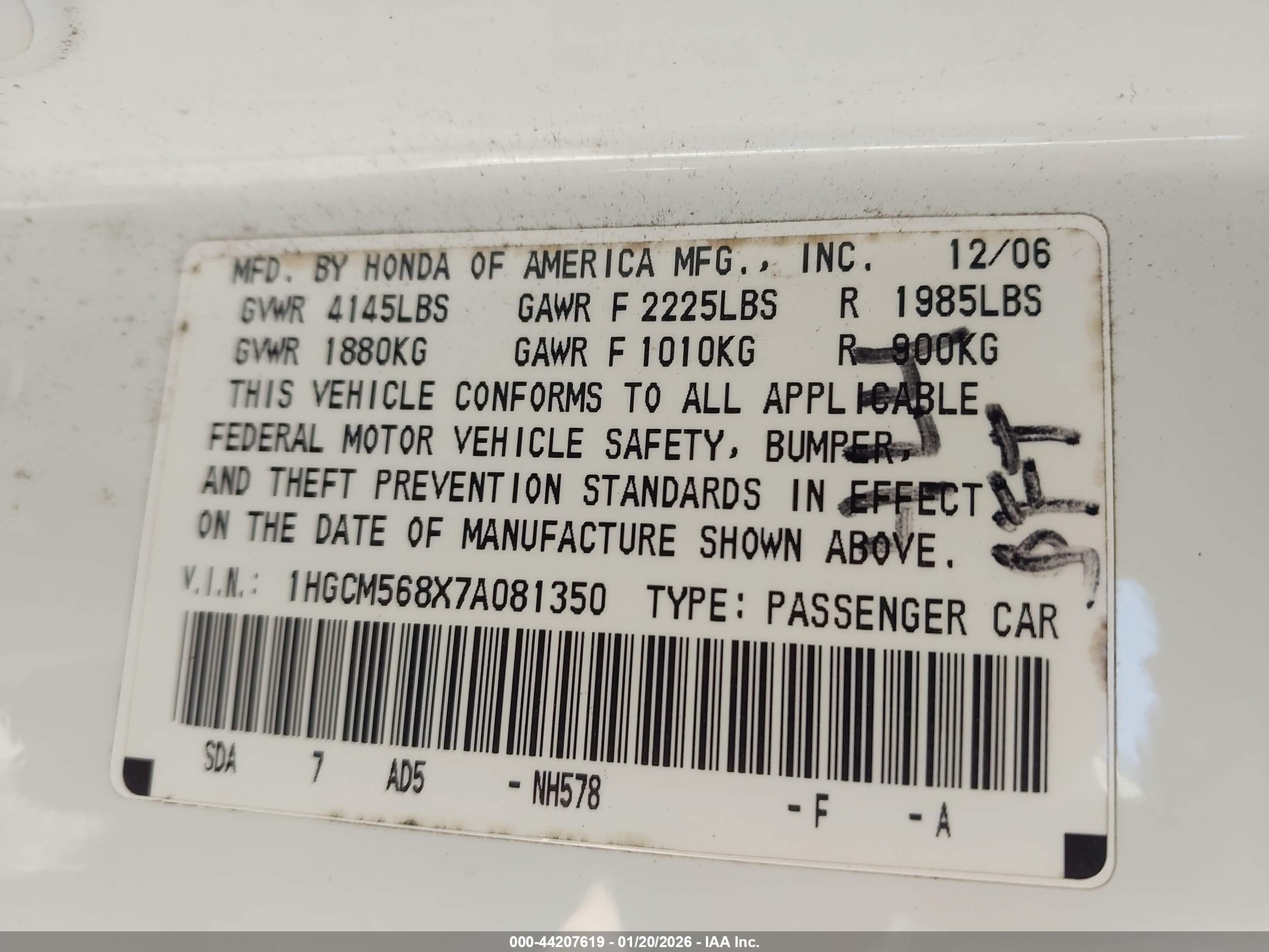 HONDA ACCORD image 9