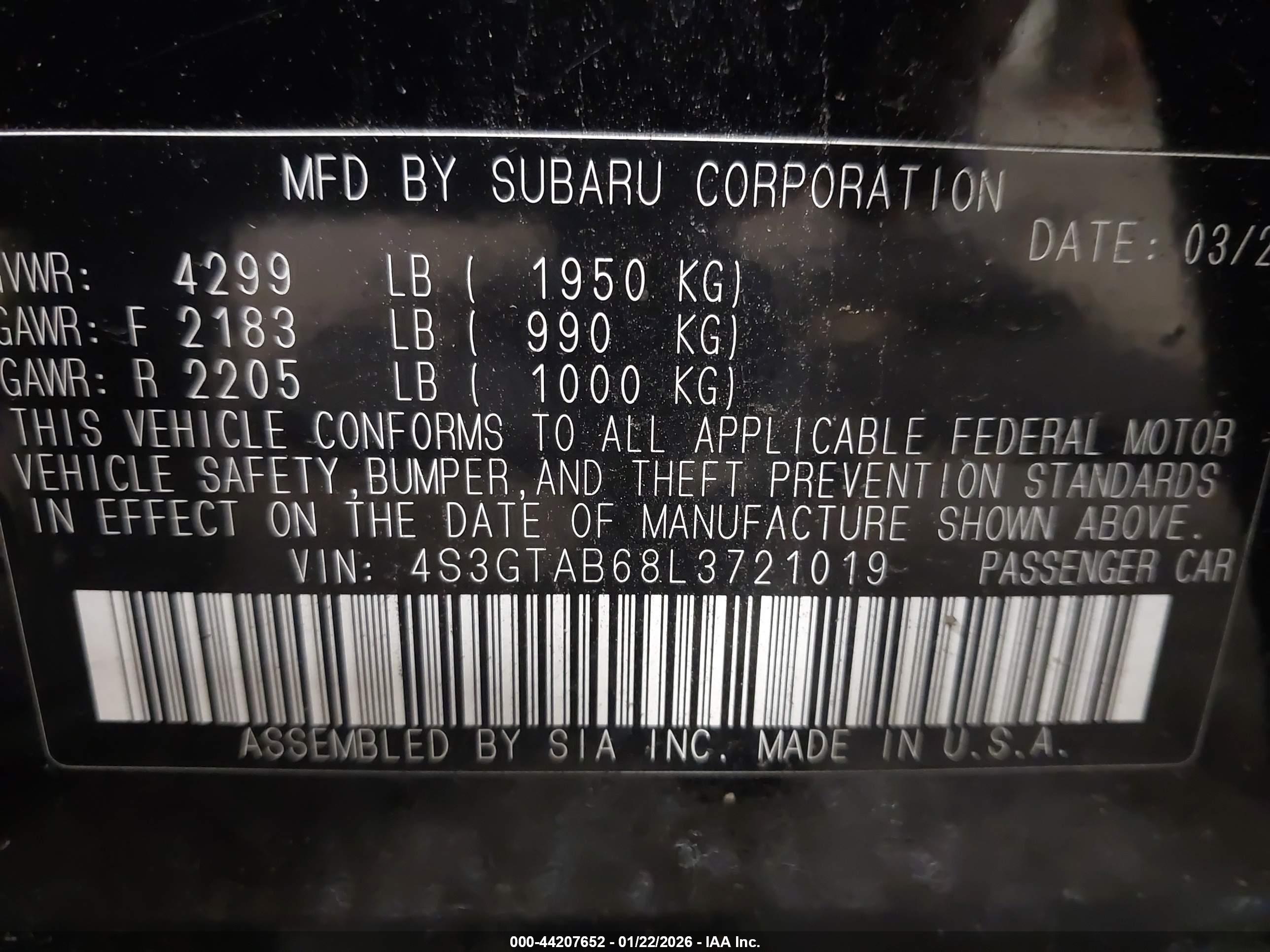SUBARU IMPREZA image 9