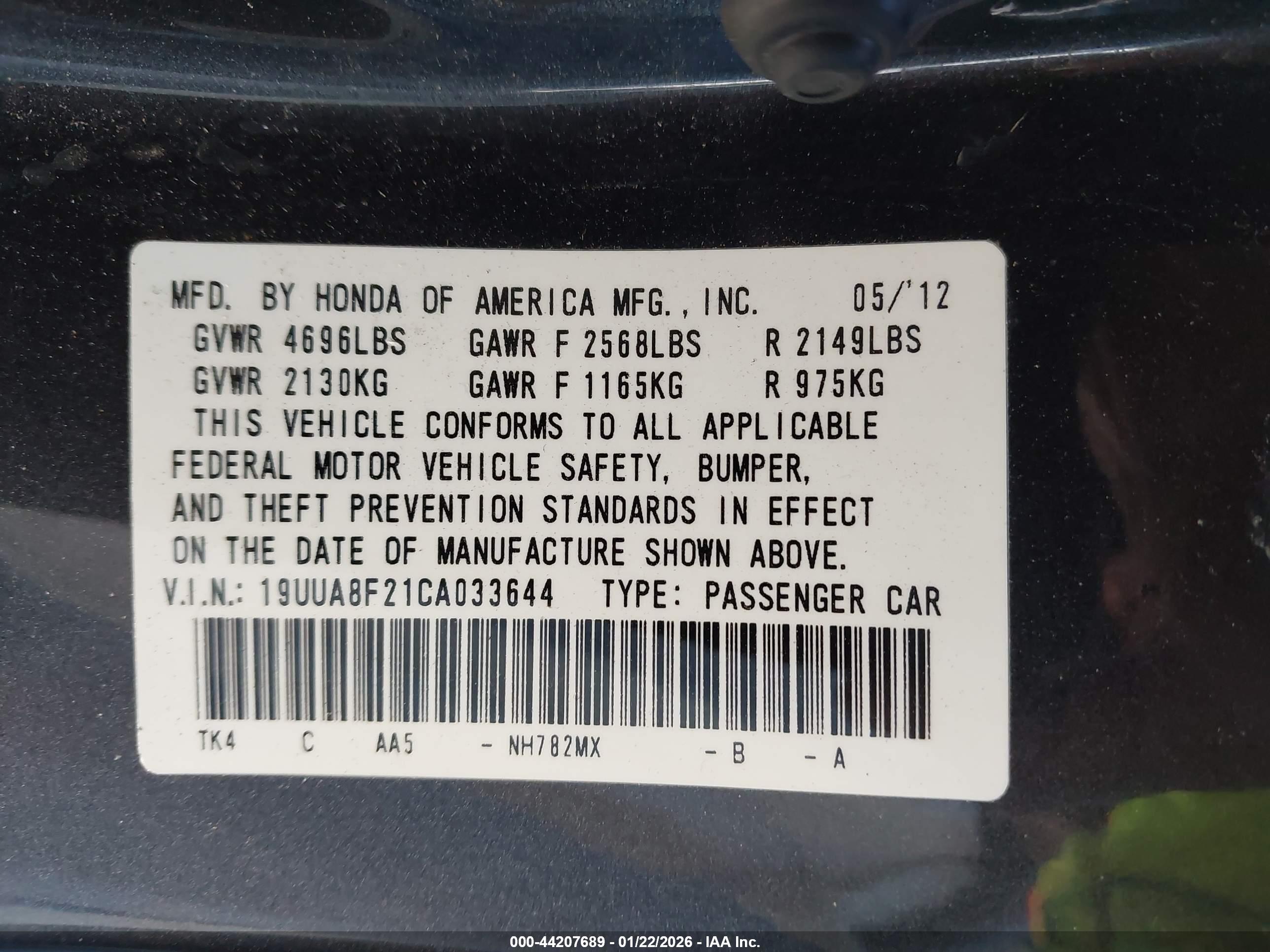 ACURA TL image 9