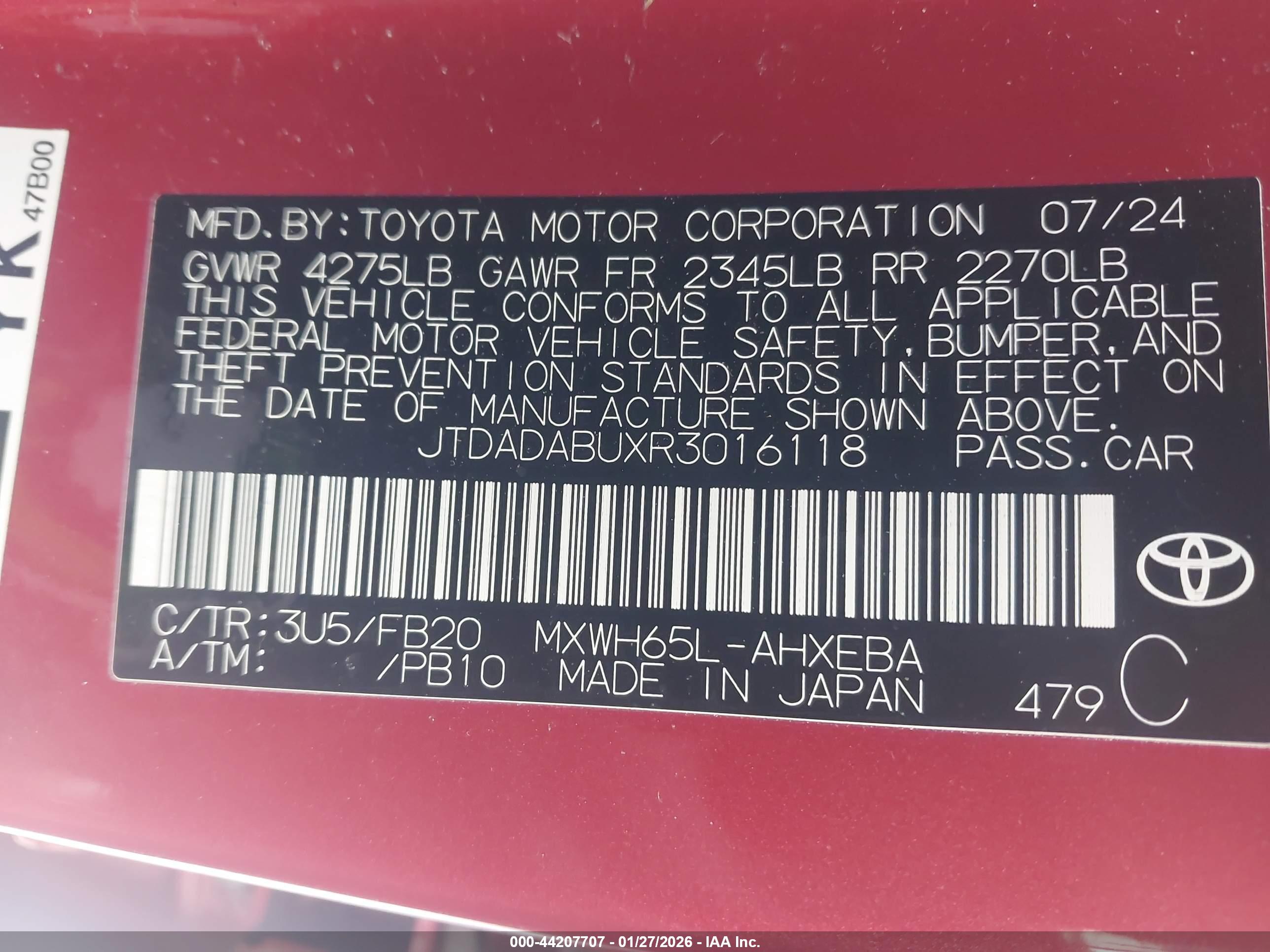 TOYOTA PRIUS image 9