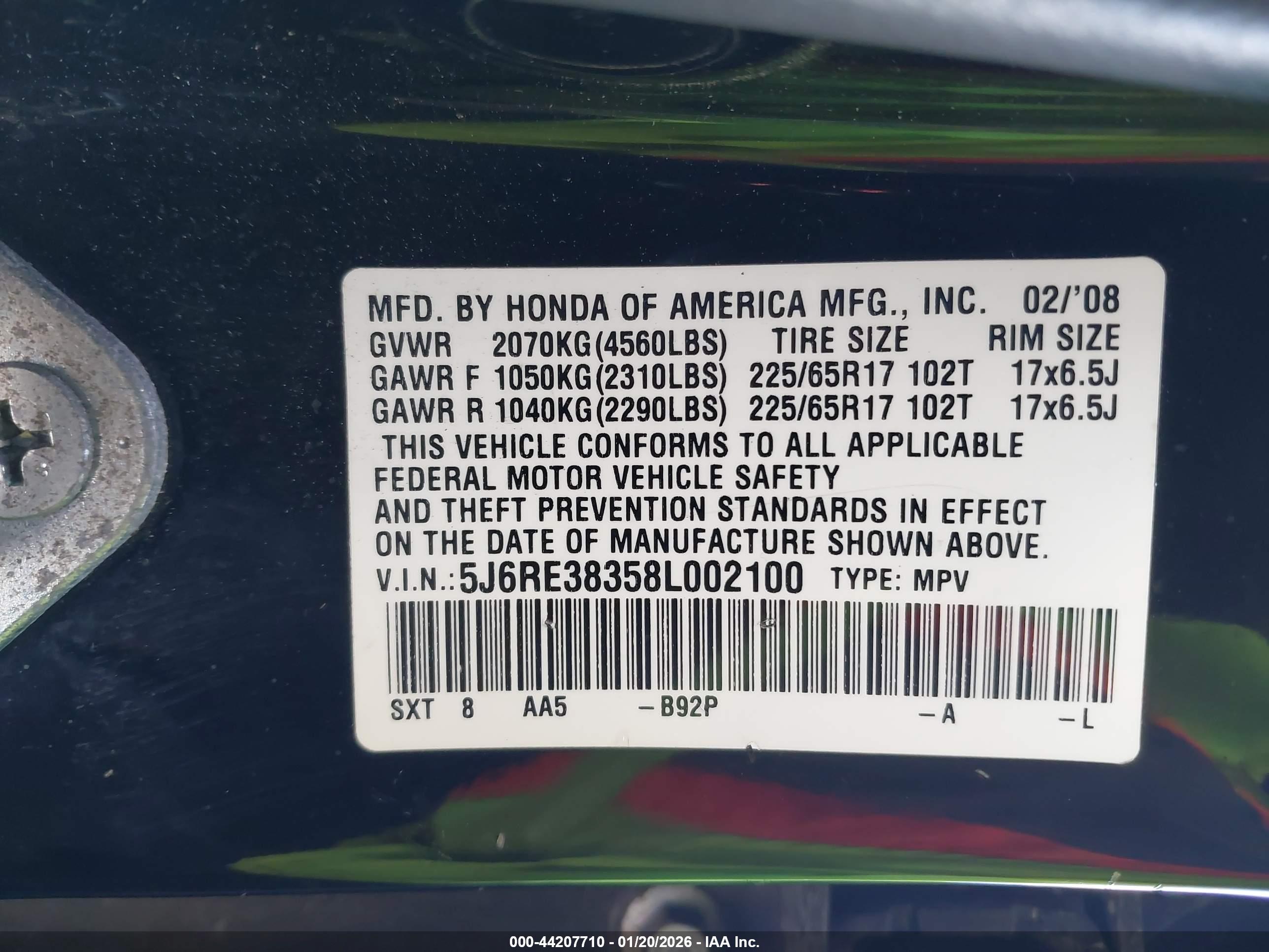 HONDA CR-V image 9