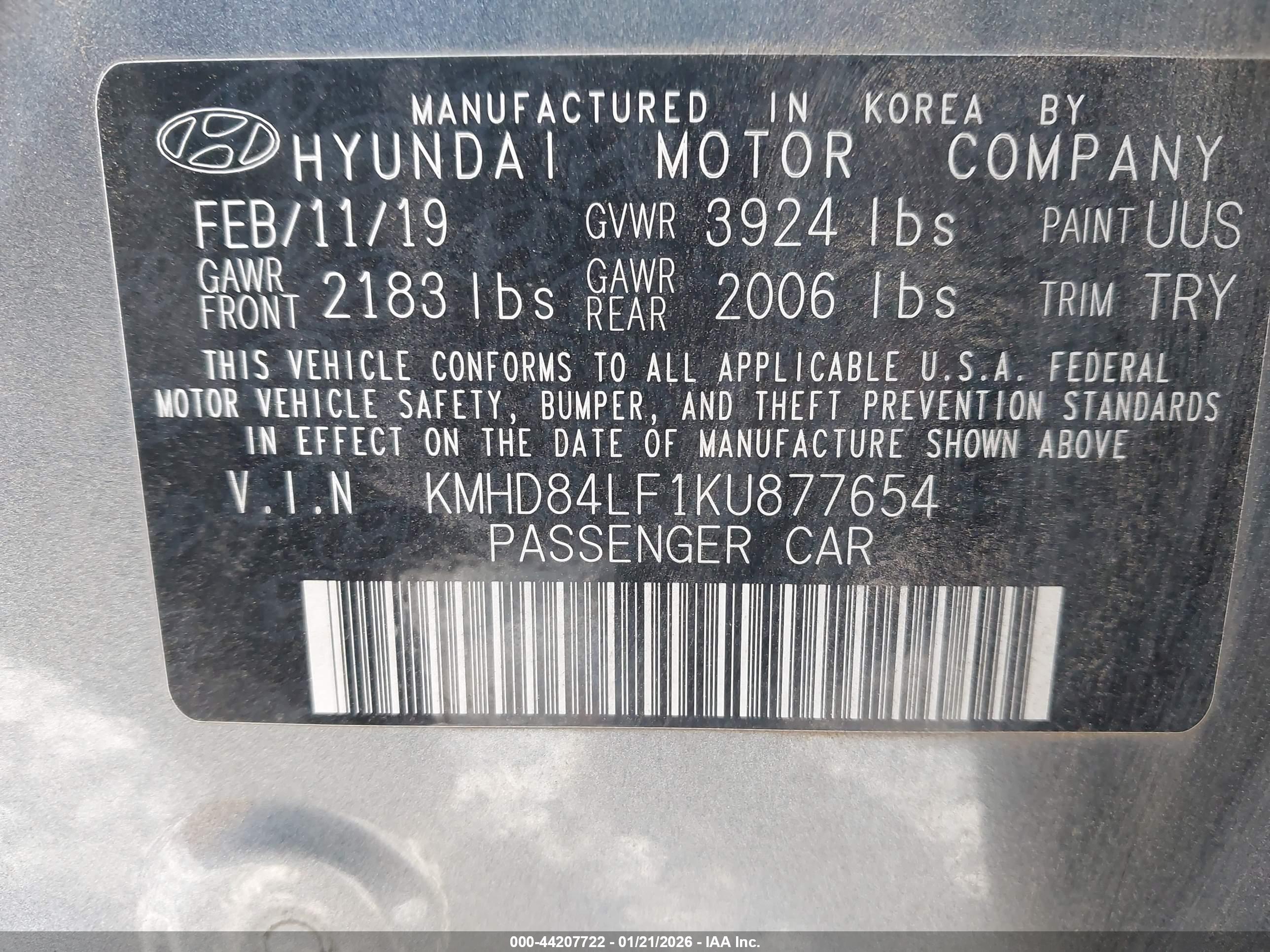 HYUNDAI ELANTRA image 9